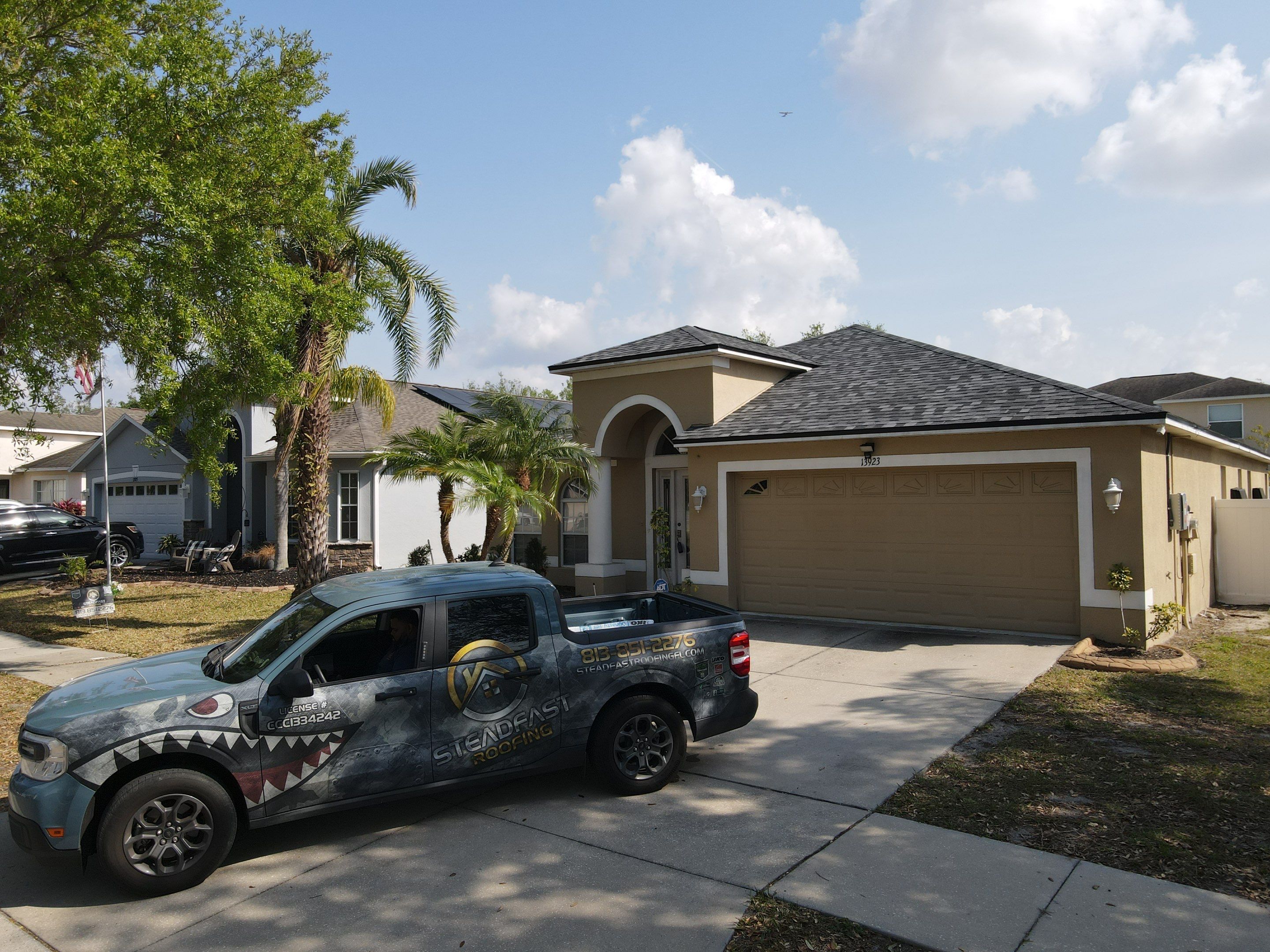 Roof Replacement in Riverview FL. by Steadfast Roofing