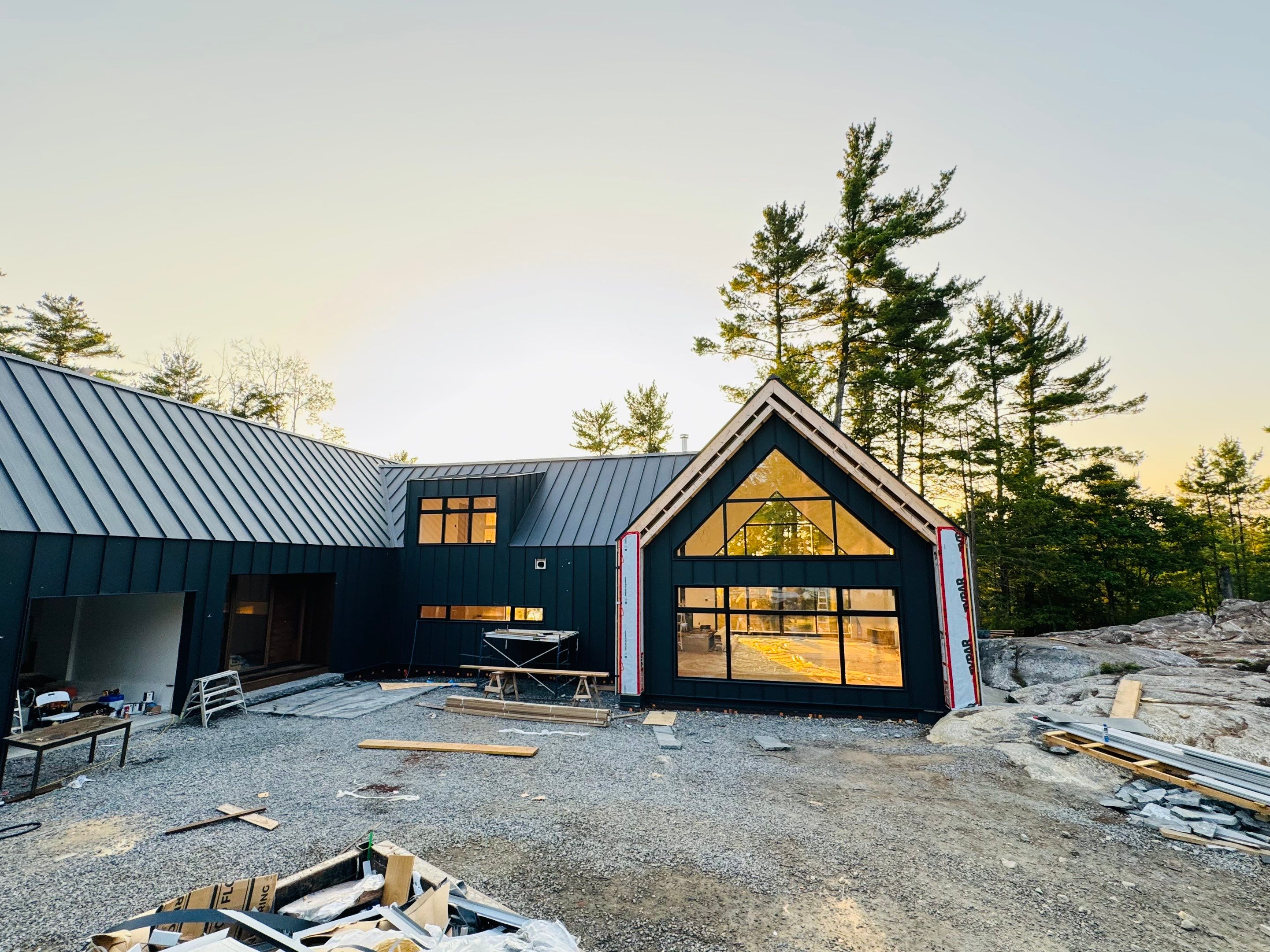 Standing Seam Metal Roof - Custom Coping and Flashing  by Jay Carter Roofing & Sheet Metal