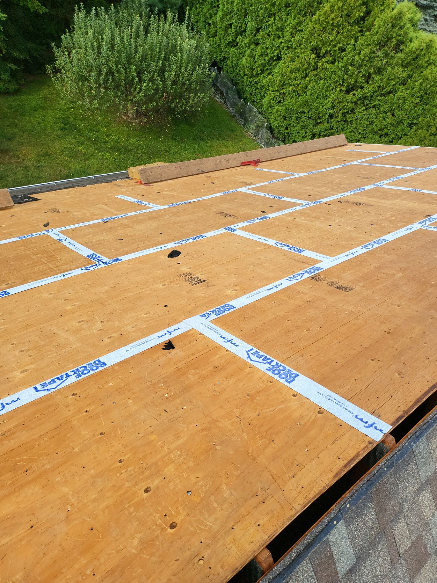 Residential Roofing Installation using Owens Corning Duration Driftwood by A Plus Exterior