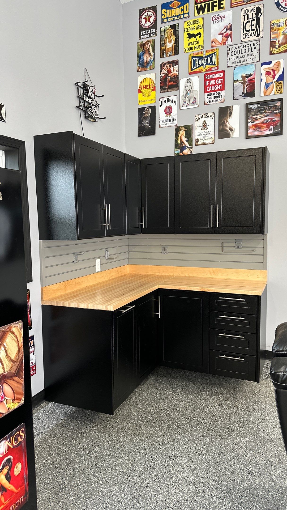 Steven K. took his garage to the next level. by Banner Garage