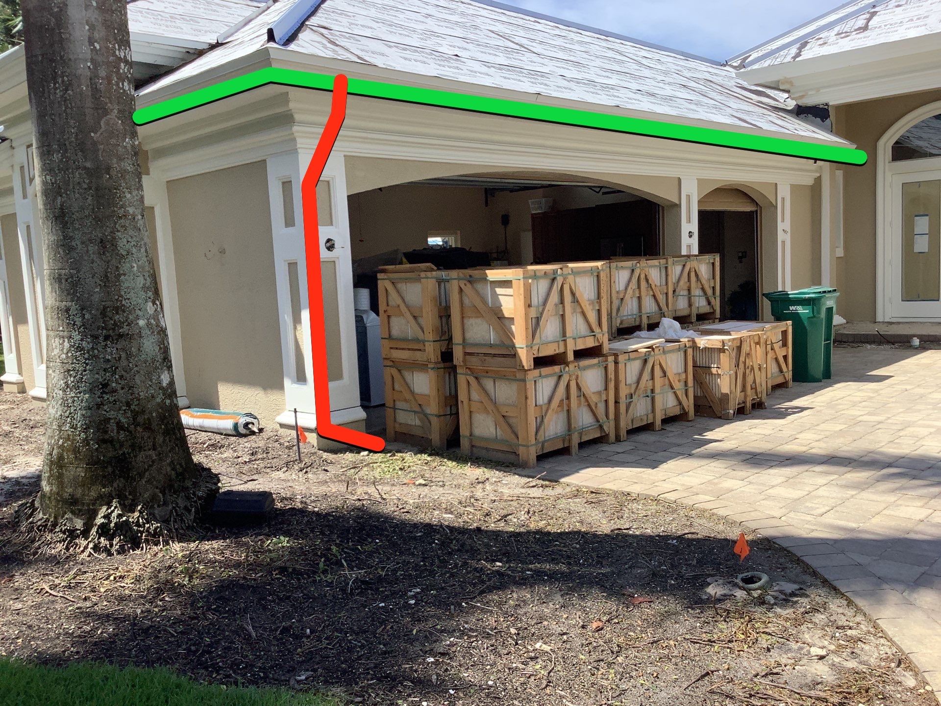 Splash Guard installation in Naples FL by Gutter Professors