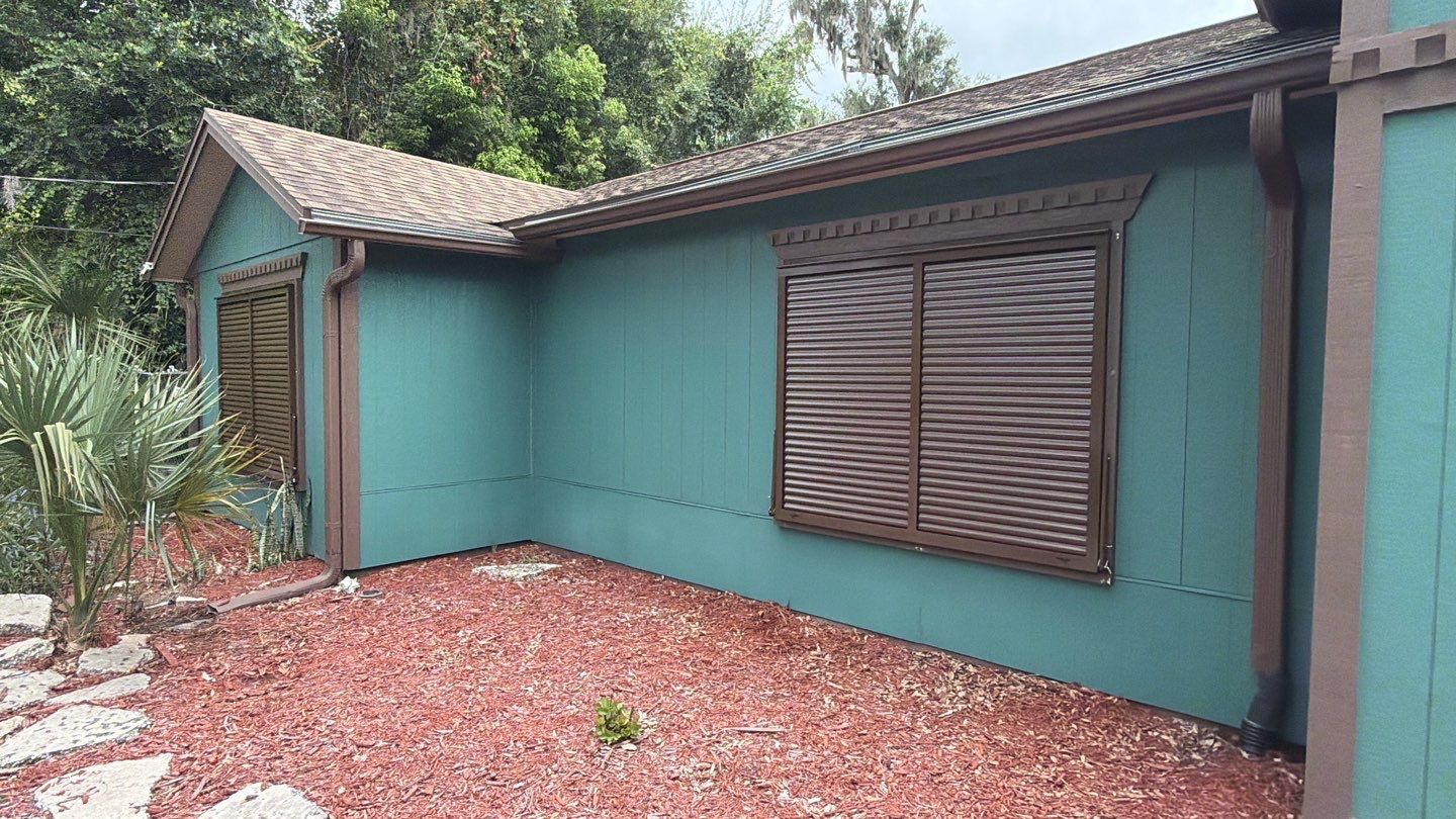 Bahama Shutter (RAL 8014 Sepia Brown) by Smart Guard Shutters