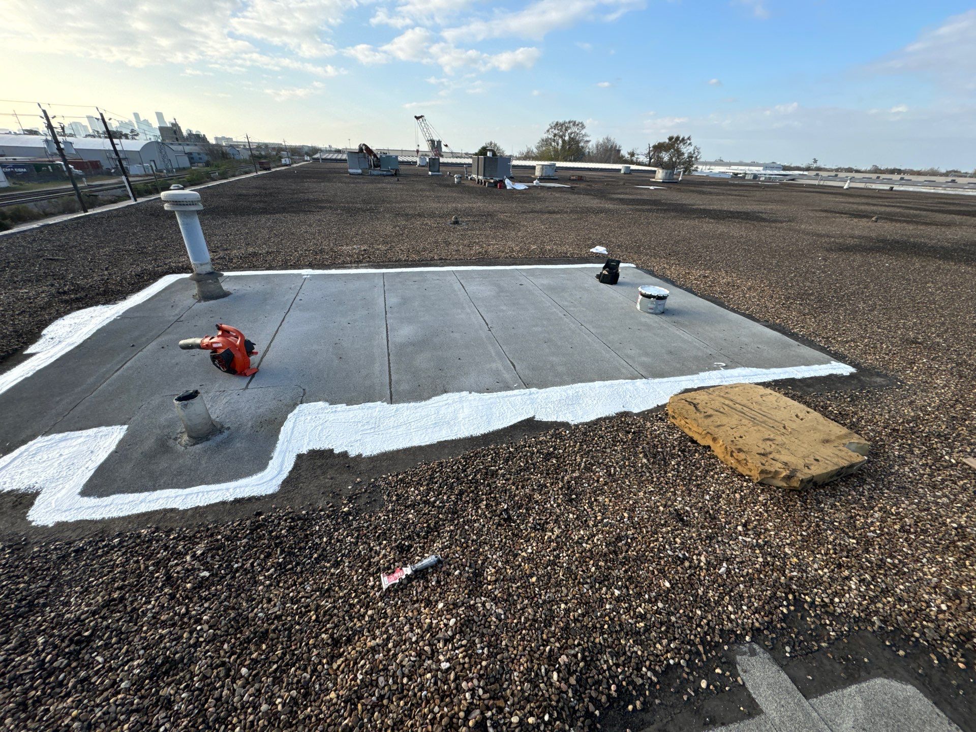 Commercial Roof Repair (Flat Roof) by Associates Roofing Unlimited 
