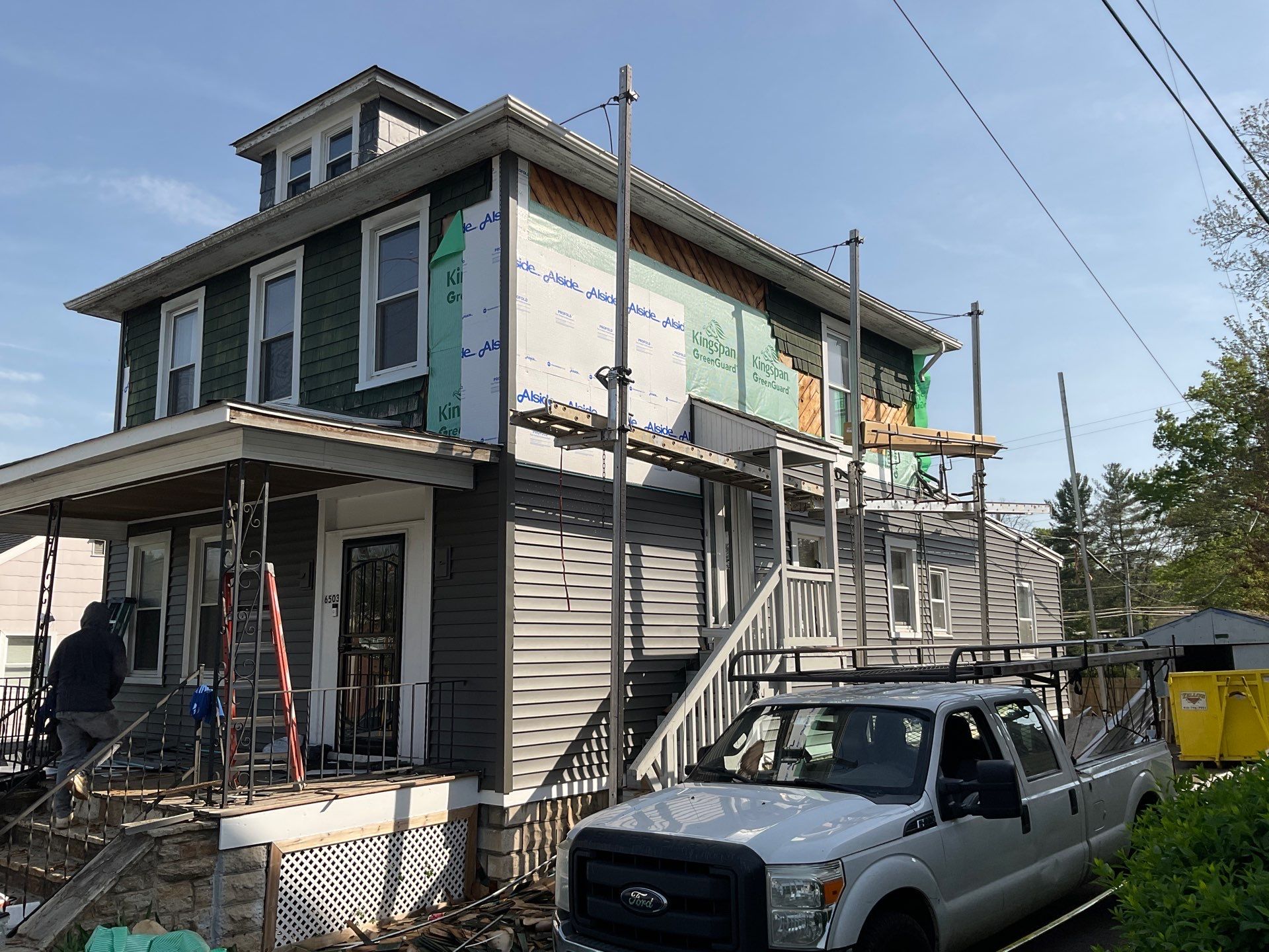 New siding & New Gutters by Alpha Design Services