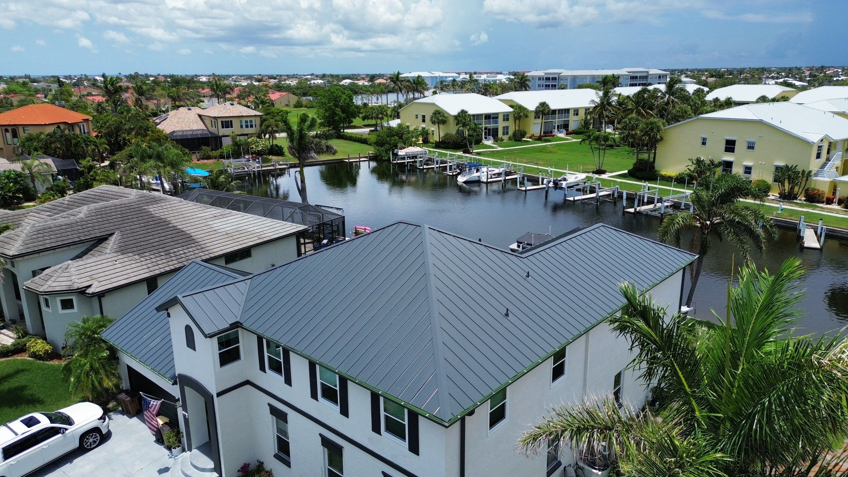 Standing Seam Roof - Charcoal by Shea Roofing LLC