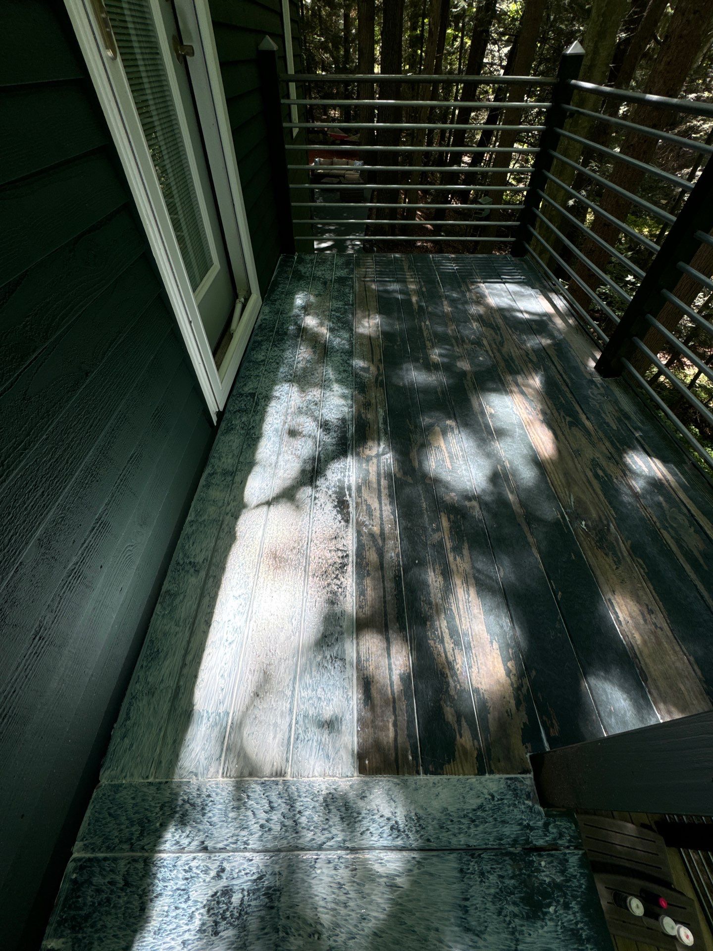 Solid staining decking and stairs. by Gordon Painting