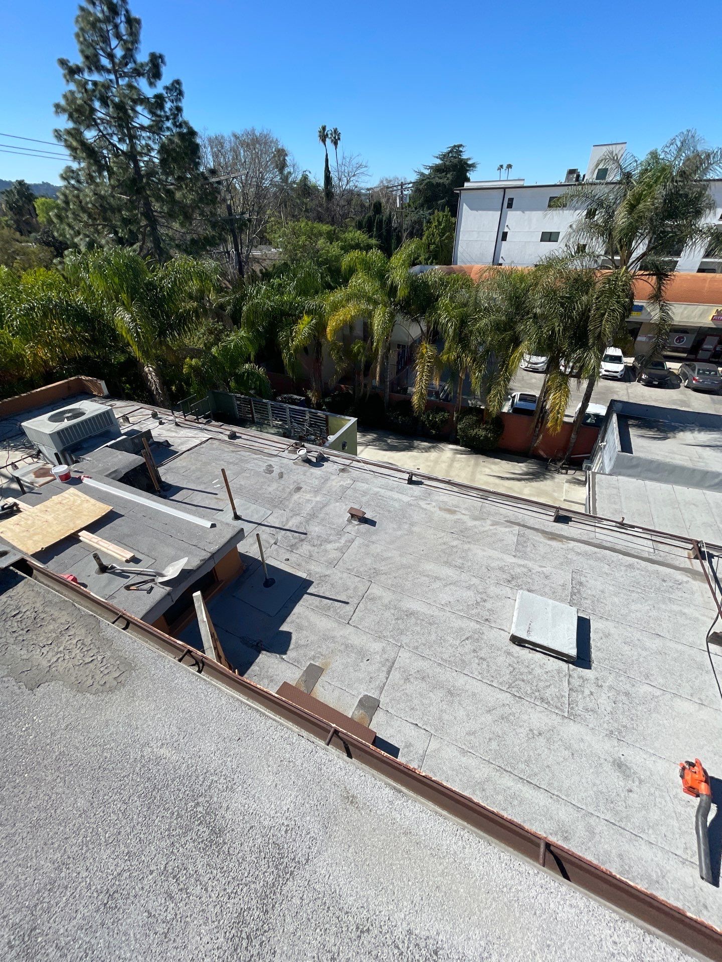 Silicone Coating Project in North Hollywood by Hull Brothers Roofing