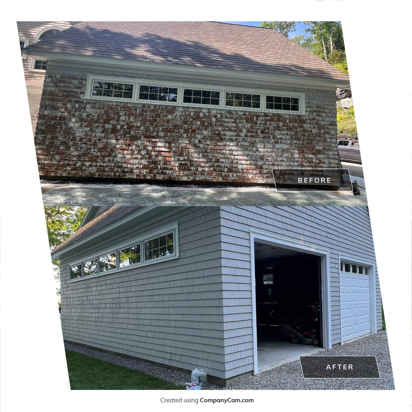 Exterior Painting and Siding Restoration for Boothbay Coastal Home by Picture Perfect Pro Painting