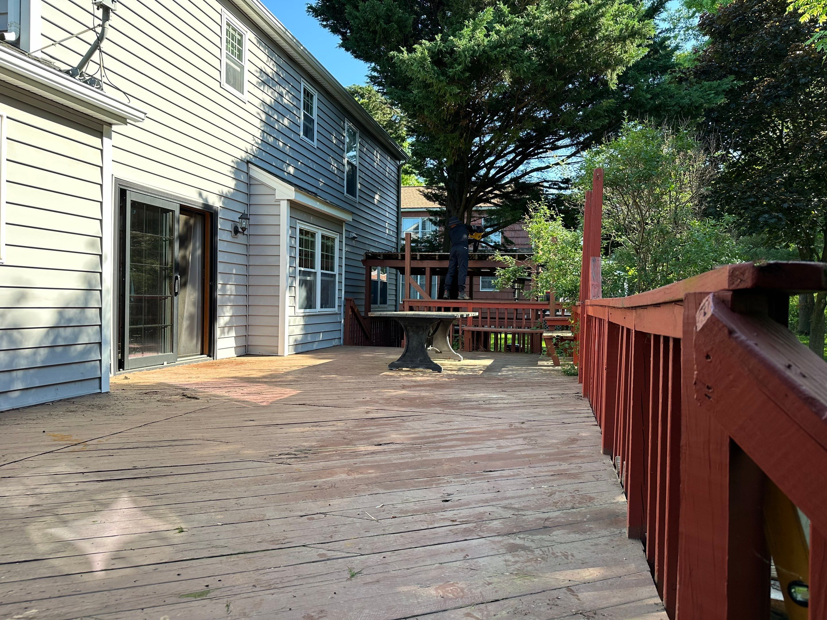 Deck resurface in Flemington by deck guardian