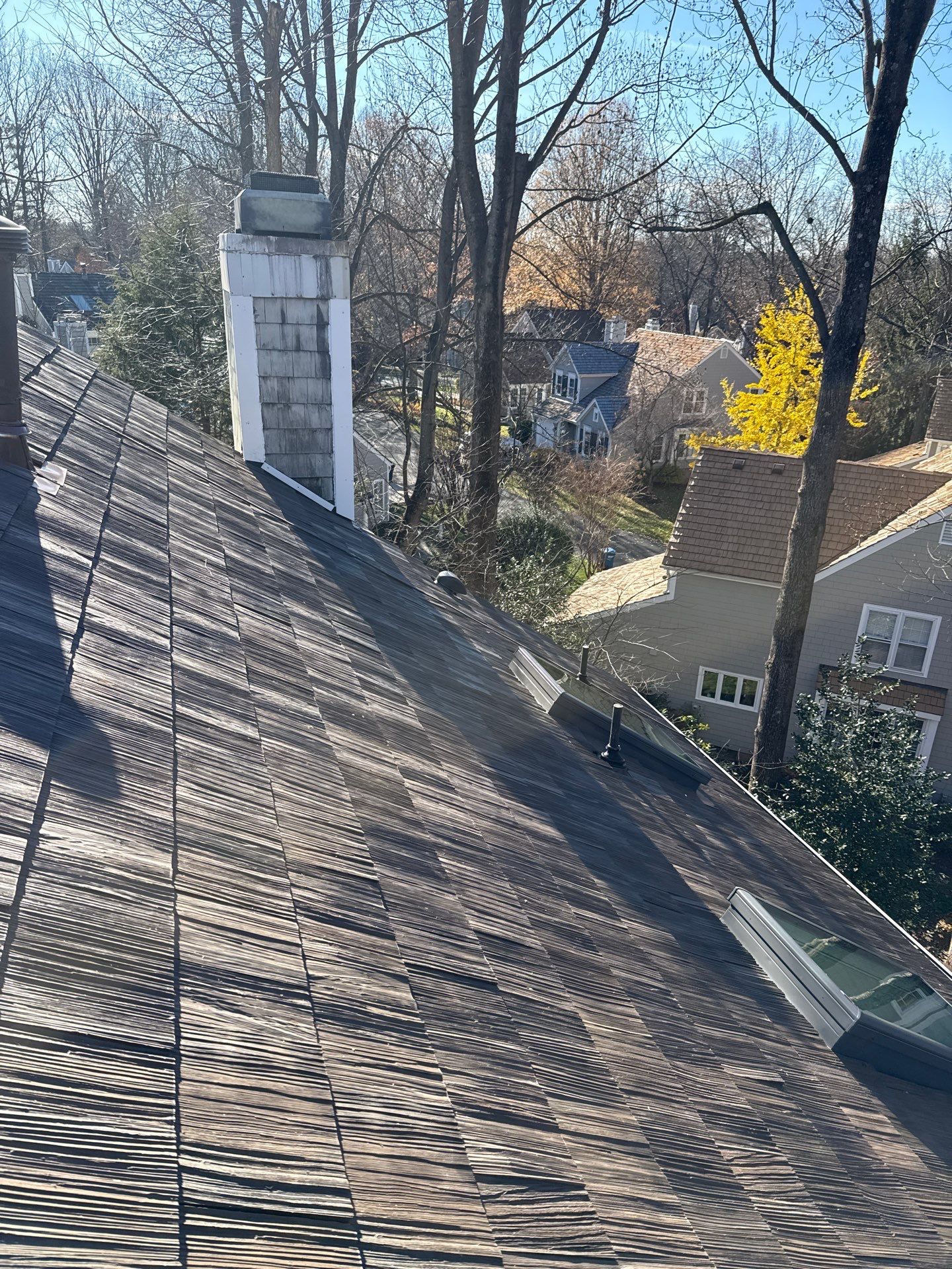 Reston :  Residential Roof Replacement with Brava Synthetic Cedar Shake Class C Natural  by RM Banning, Inc.
