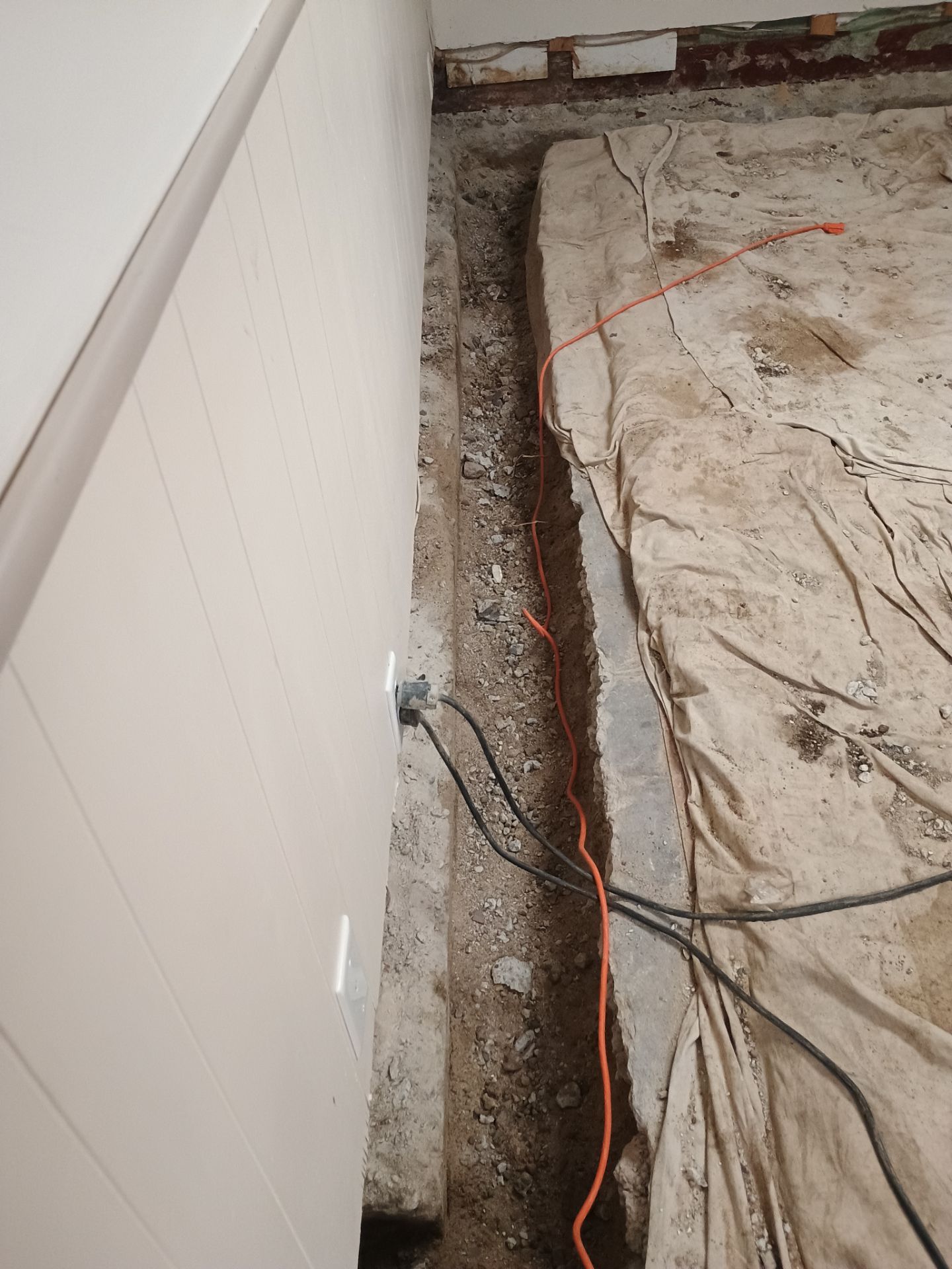Drain Tile & a Sump Pump for our Property Management Partner by Waterproofing Northeast