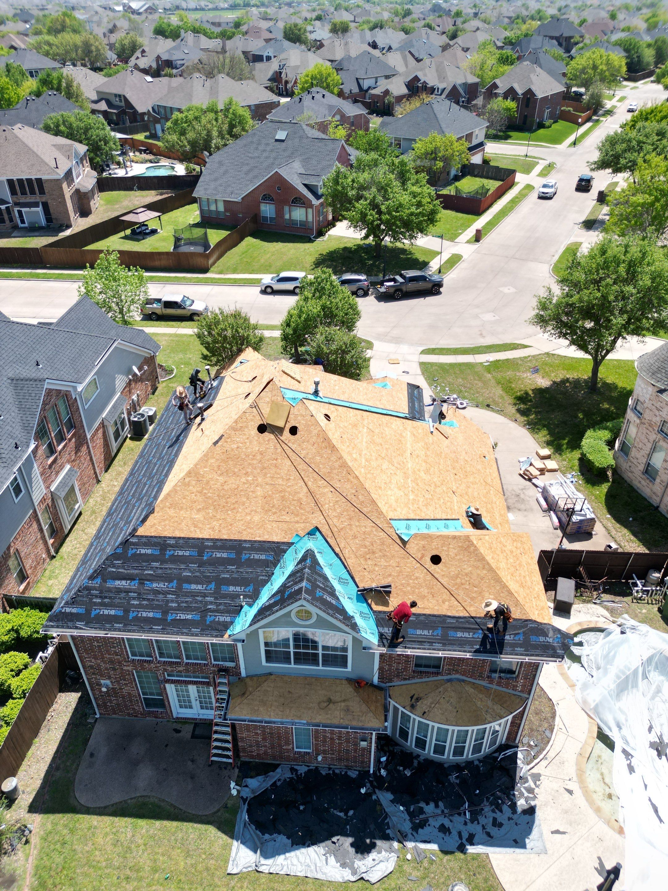 Project in Mansfield by Rhino Roofing and General Contracting, LLC