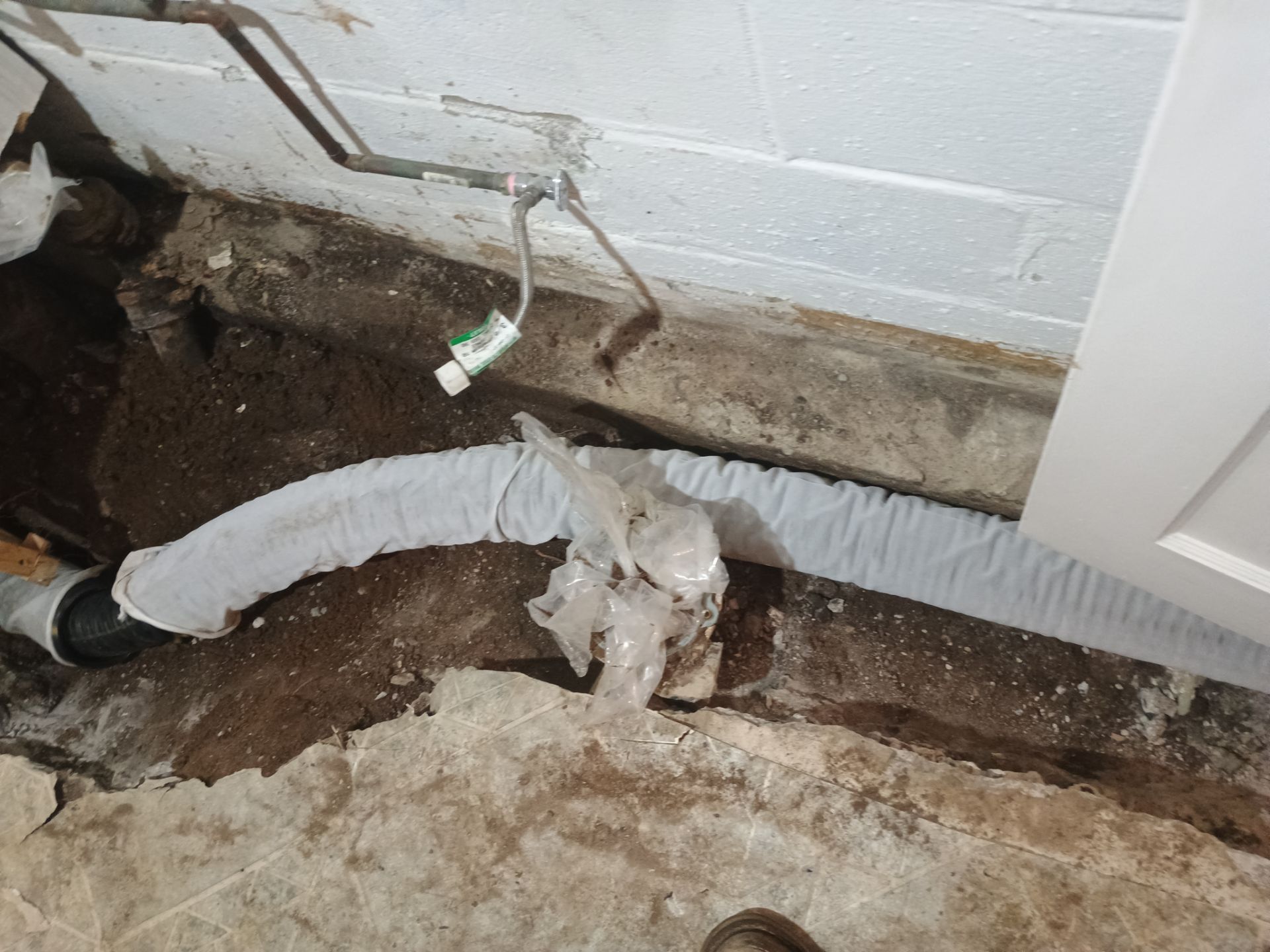 Drain Tile & a Sump Pump for our Property Management Partner by Waterproofing Northeast