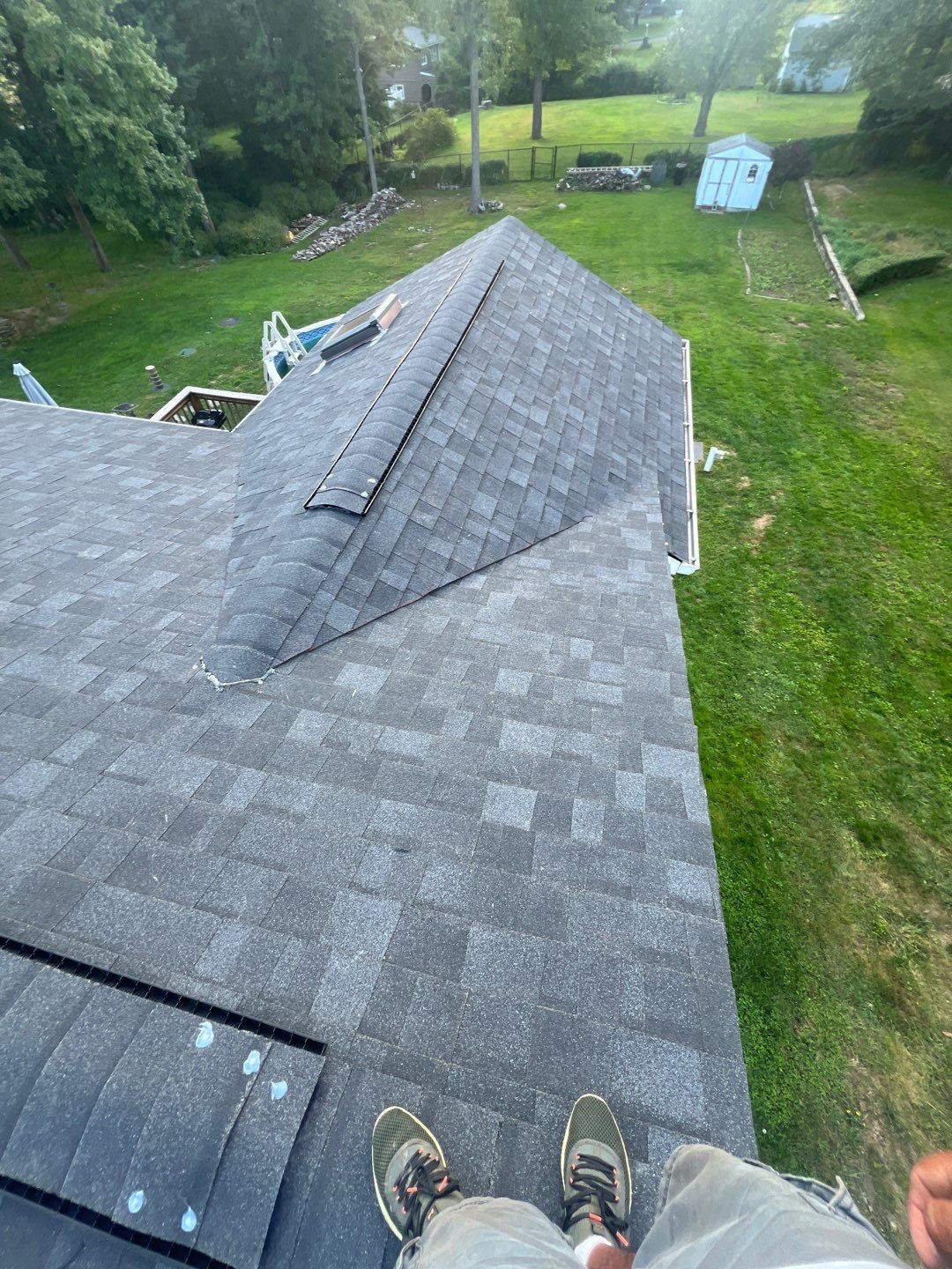 Onyx Black Shingles by Reimagine Roofing