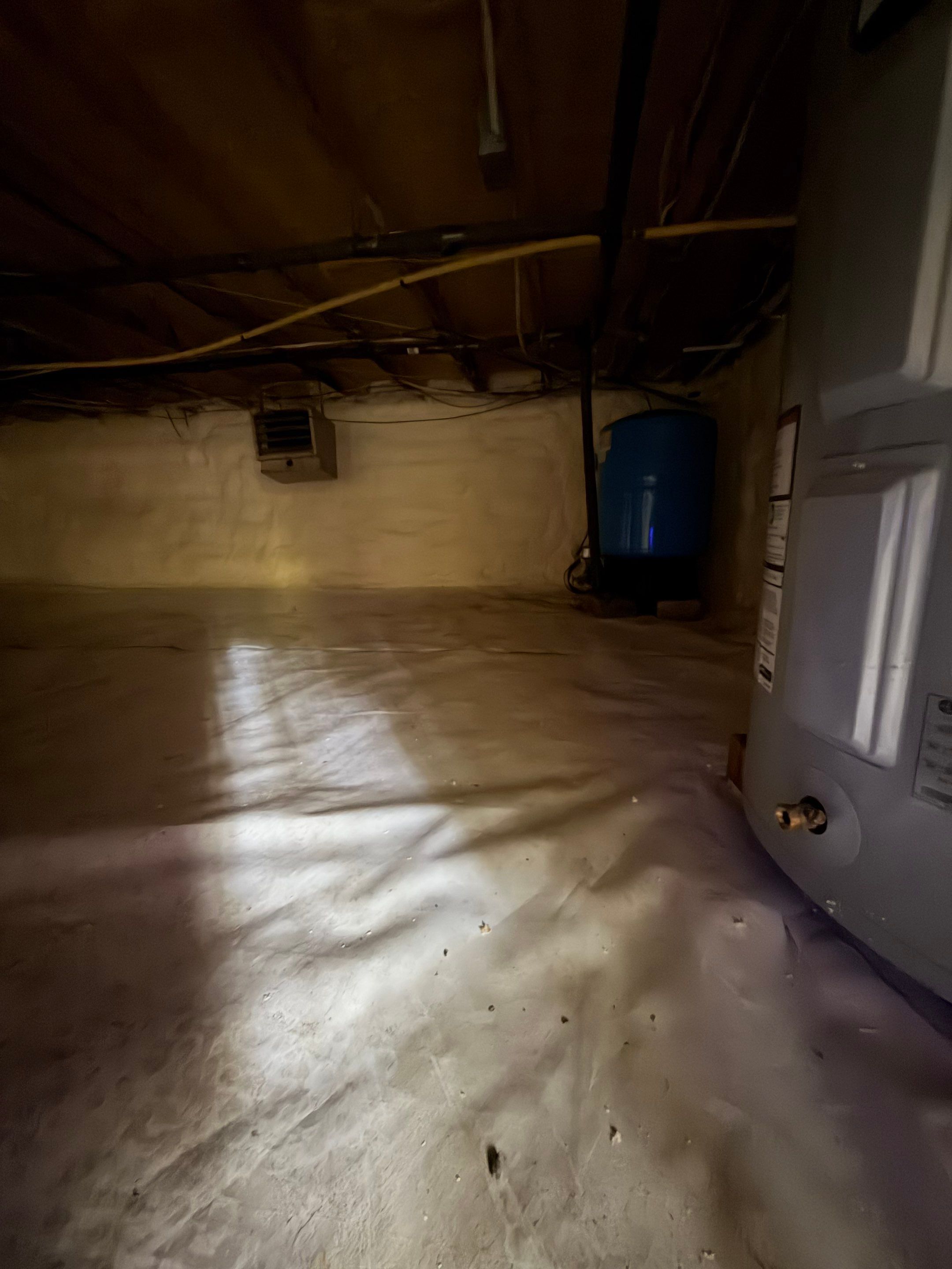 Pocono pines Dry and energy efficient crawlspace. by Burke Home Services