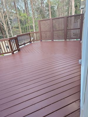 Coated Deck using AcryFin