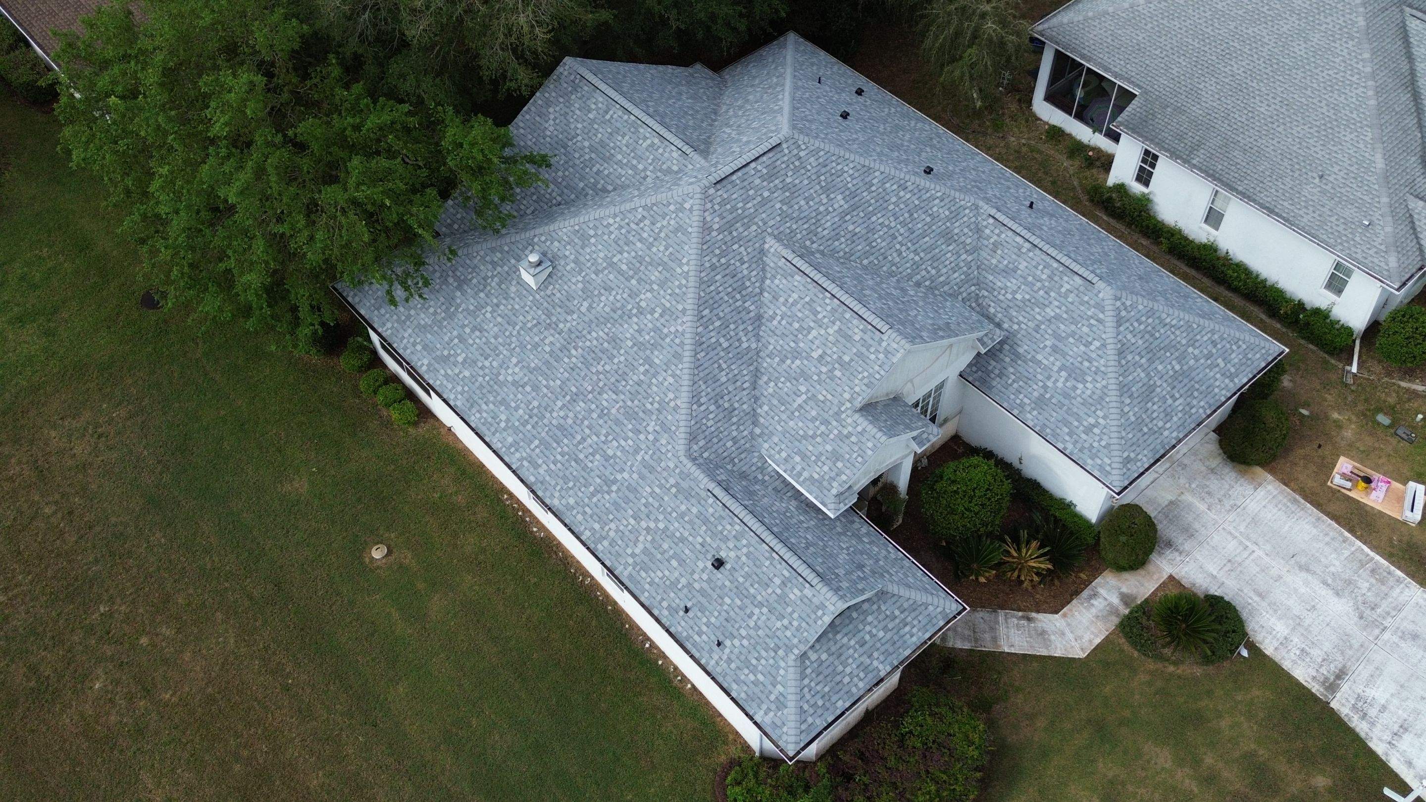 New Antique Silver Roof Replacement in Ocala, FL by Brehm Roofing