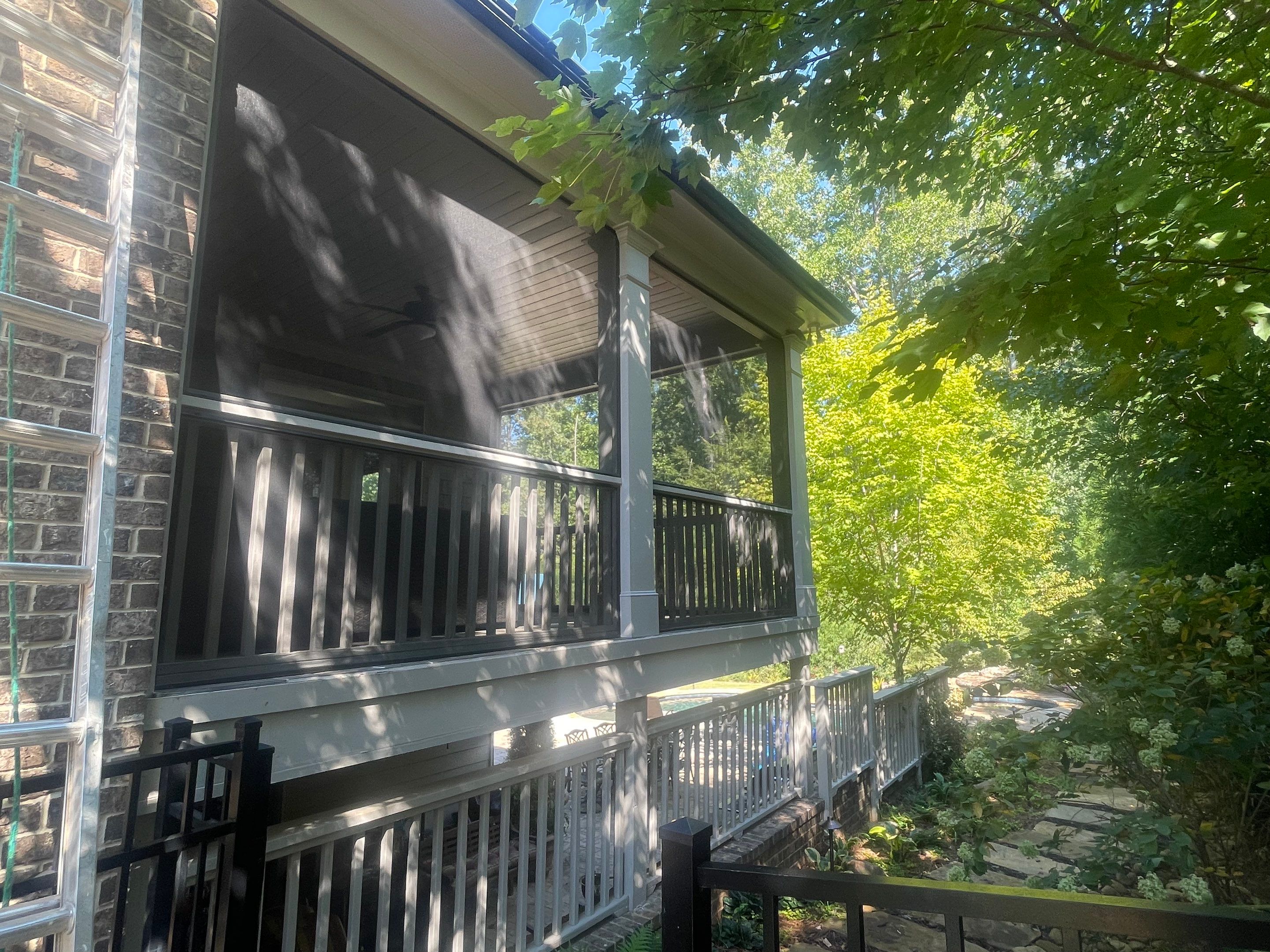 Composite Decking Installation and Porch Screening in Marietta by Swift Home Renovations