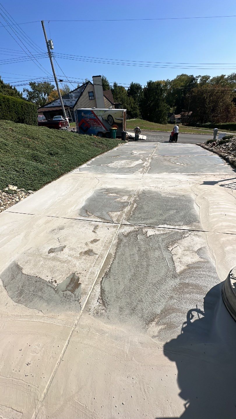 Driveway + Porch + Steps + Walkway Project in Robinson by Floors in a Day, Inc