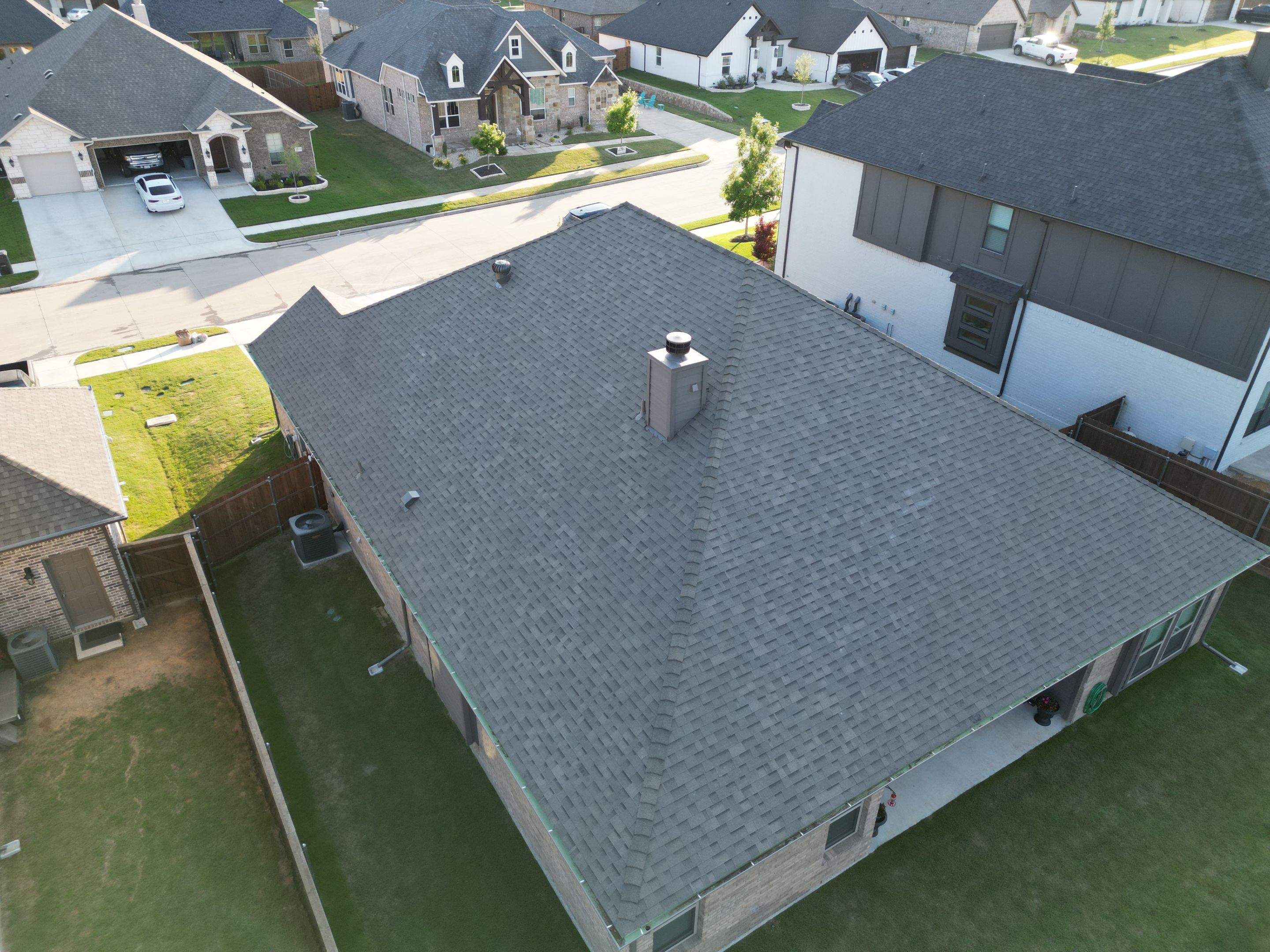 Residential Roofing Installation using Malarkey Vista AR by Harvey Roofing & Construction