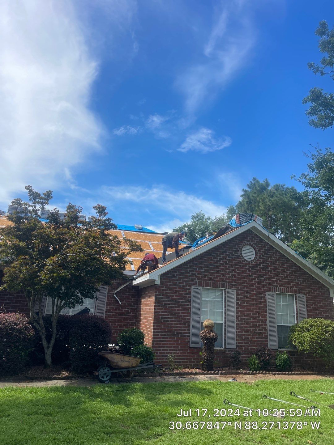 Residential Roofing Installation using Roof Replacement by American Roofing & Construction LLC