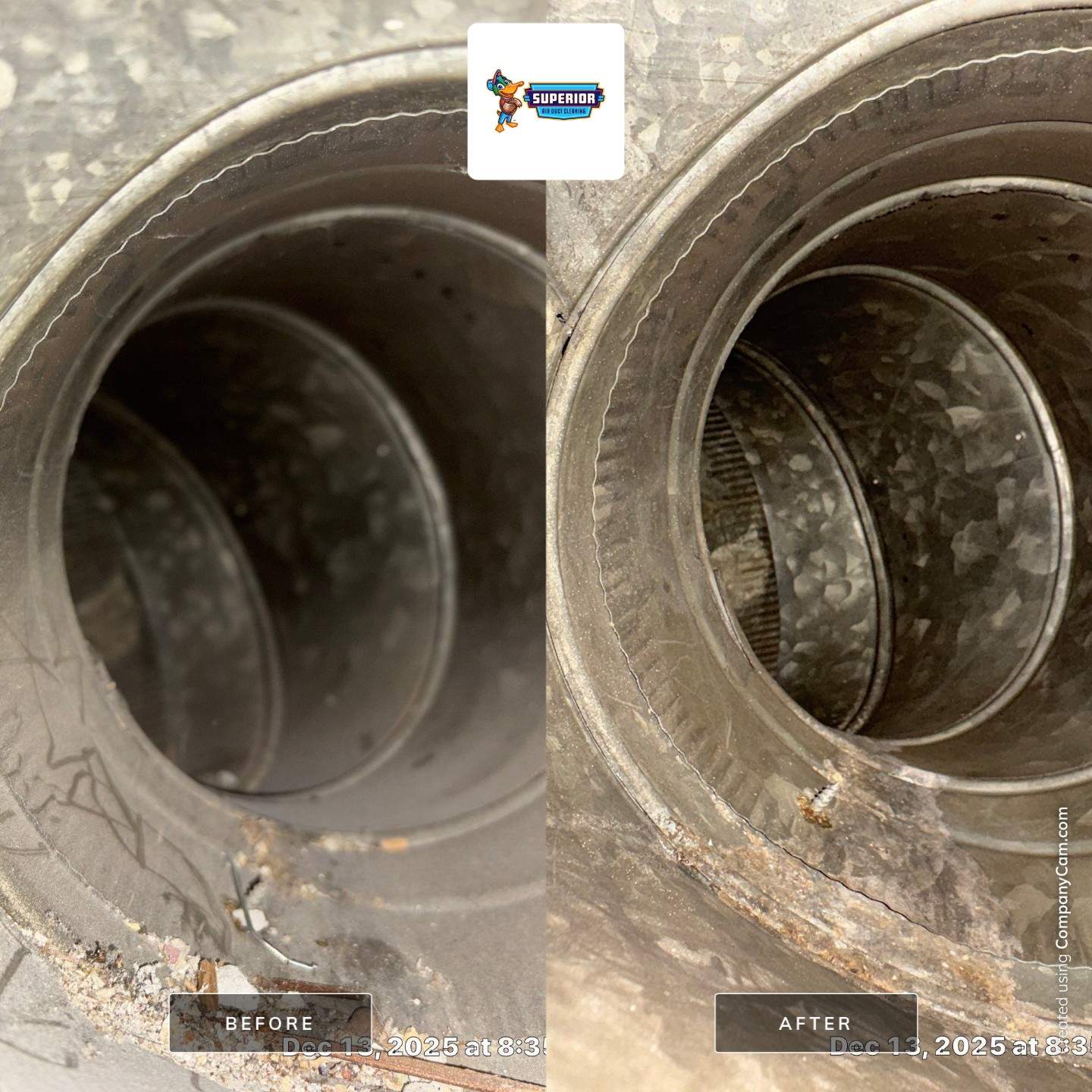 Air Duct Cleaning With a Vacuum Truck in Ellwood City, PA by Superior Air Duct Cleaning