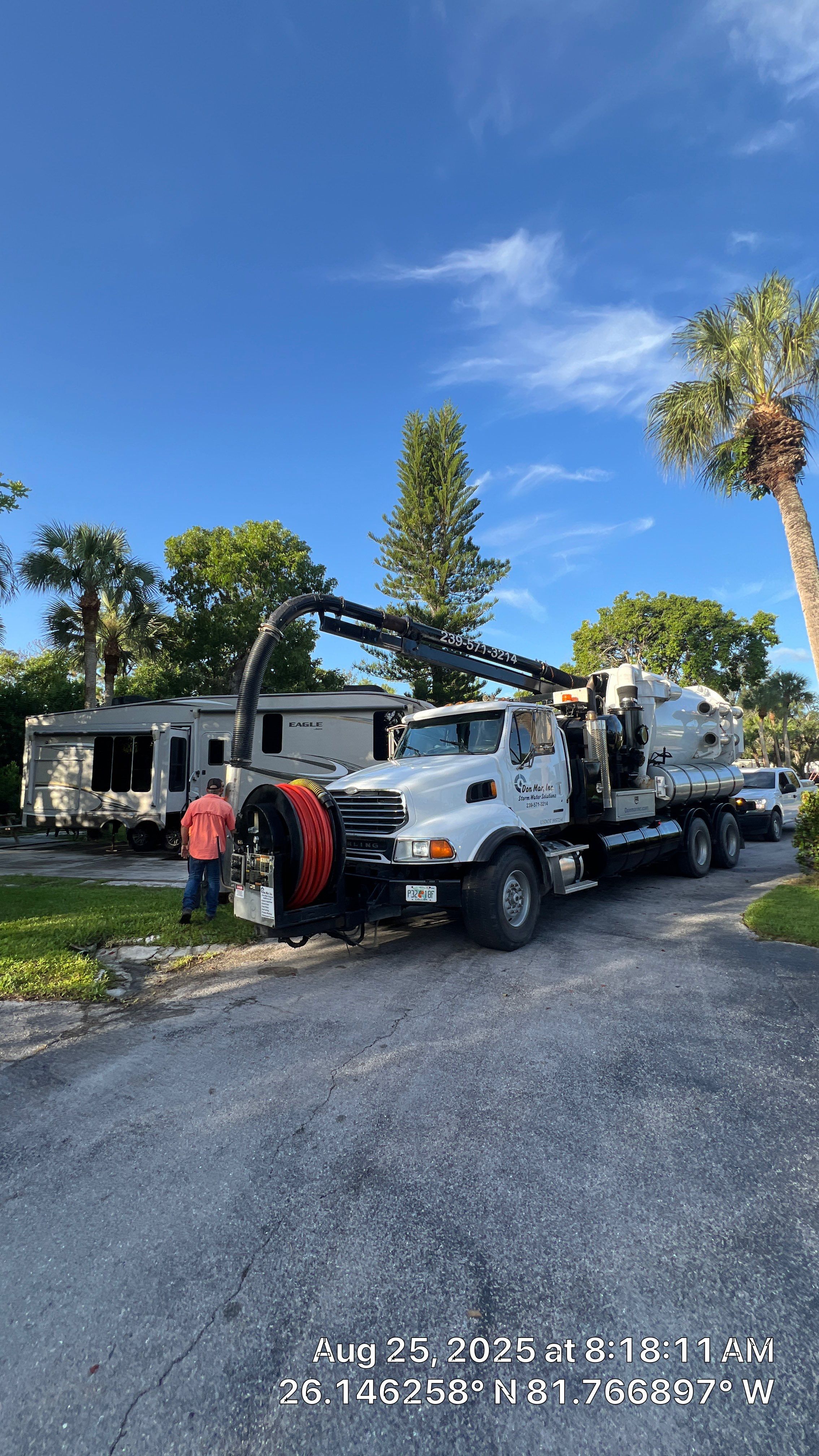 Naples RV Resort Stormwater System Maintenance  by Don Mar, Inc. Storm Water Solutions