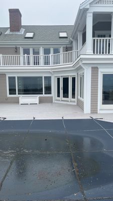Gutter Installation using 4x5 FiberGlass Gutter