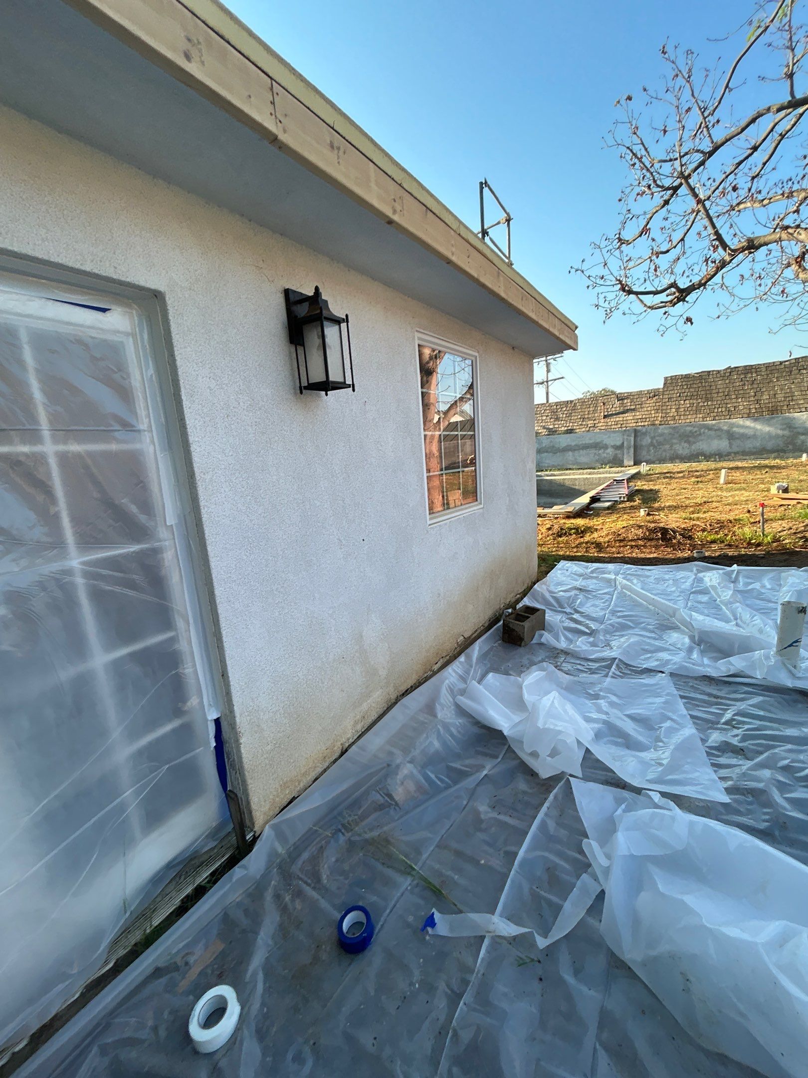 Stucco Dustless Sandblasting In Los Angeles, CA by La Power Washing Inc