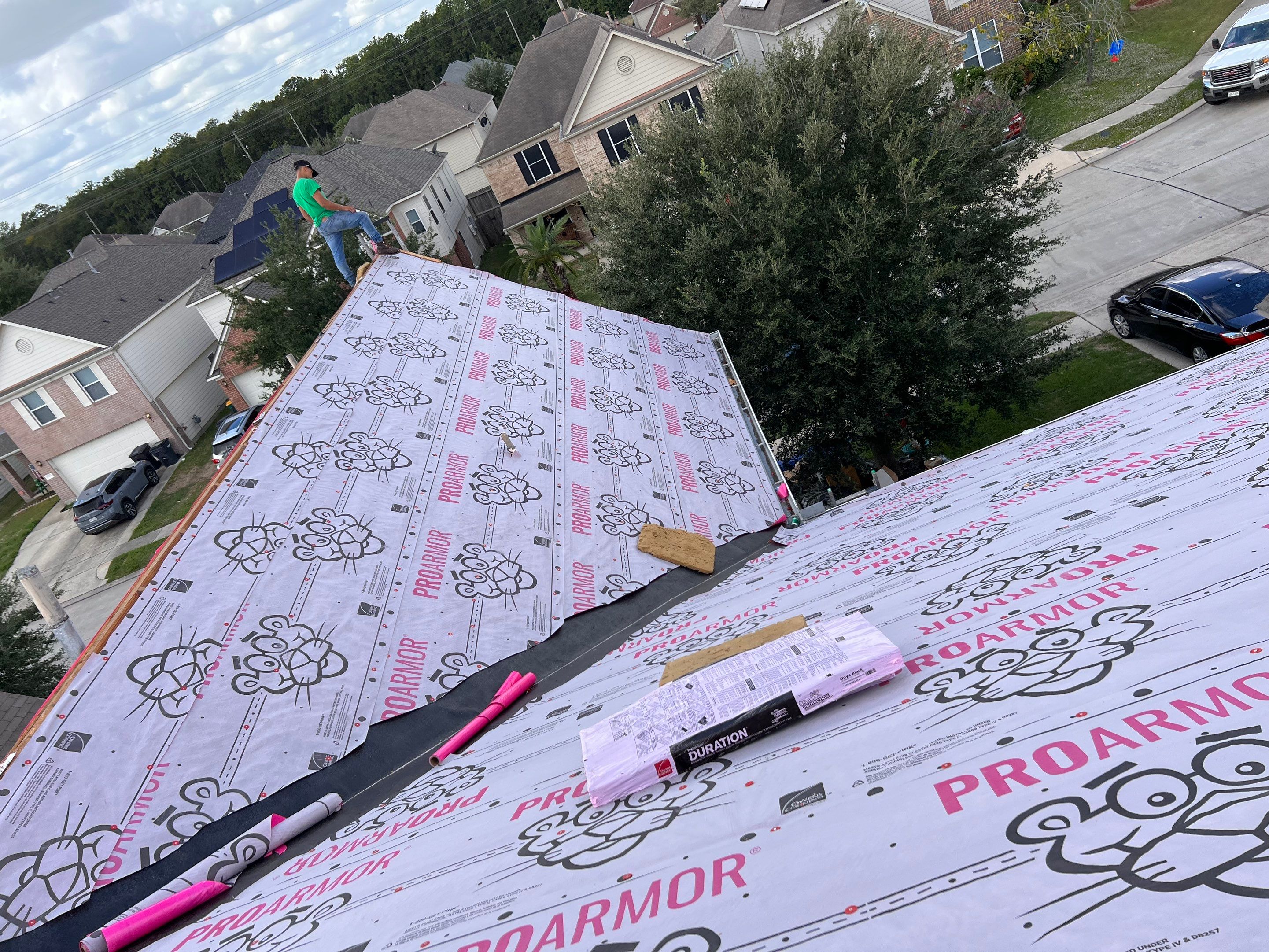 Residential Roofing Repair using Owen's Corning Duration (Lifetime) Shingles by Roof Repair Services LLC