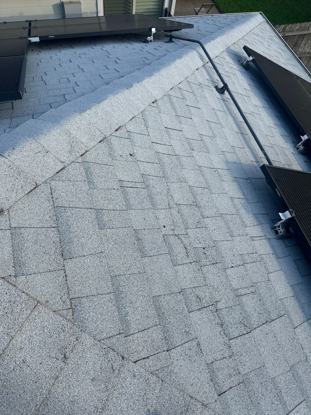 Hail Damage using Owen's Corning Duration (Lifetime) Shingles by Roof Repair Company