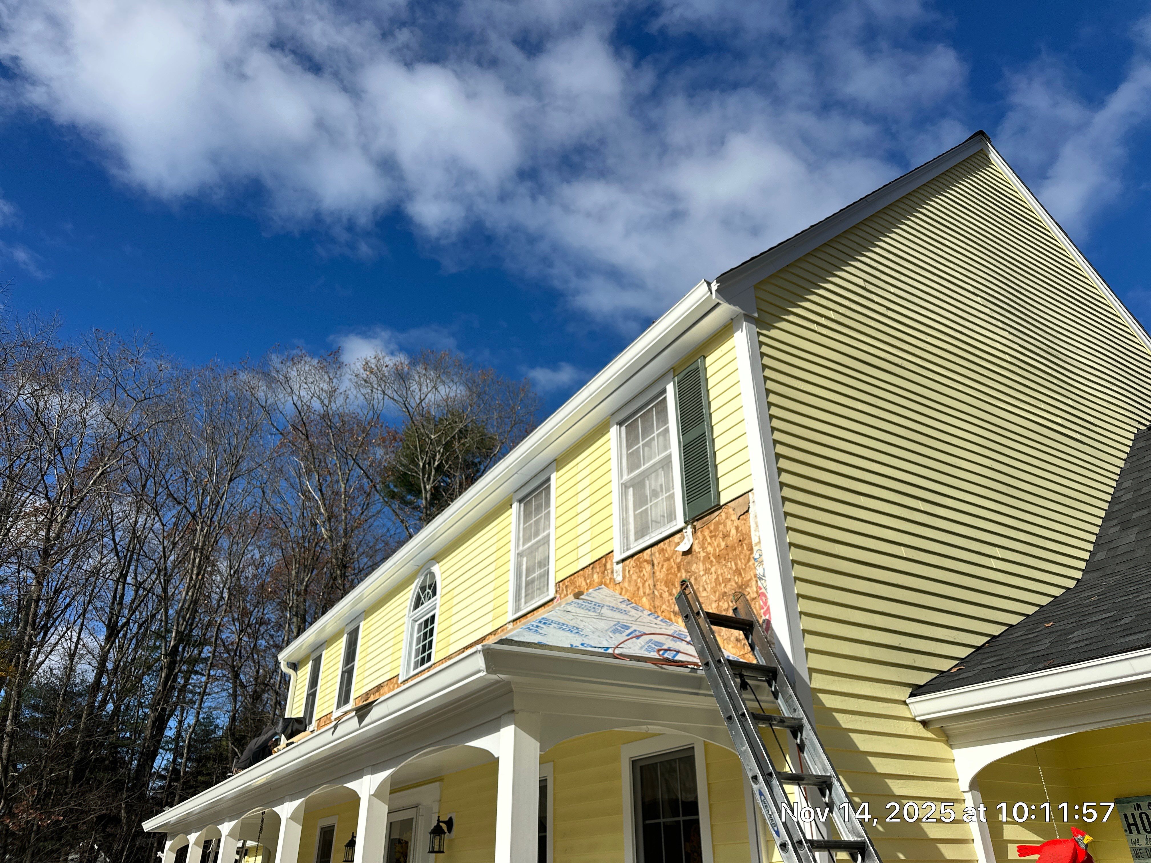 Chelmsford Premium Roof: Onyx Black Shingles with Standing Seam Metal Porch by Mighty Dog Roofing of Greater Middlesex County