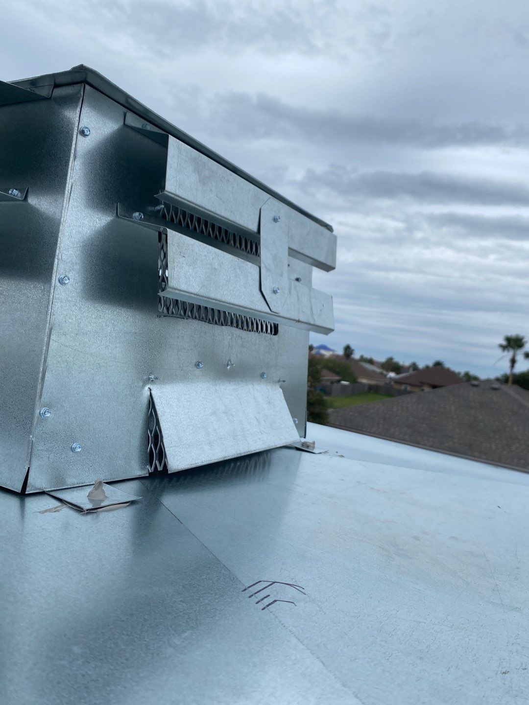 Residential Roofing Repair using Custom Fabricated Steel by Lighthouse Roofing