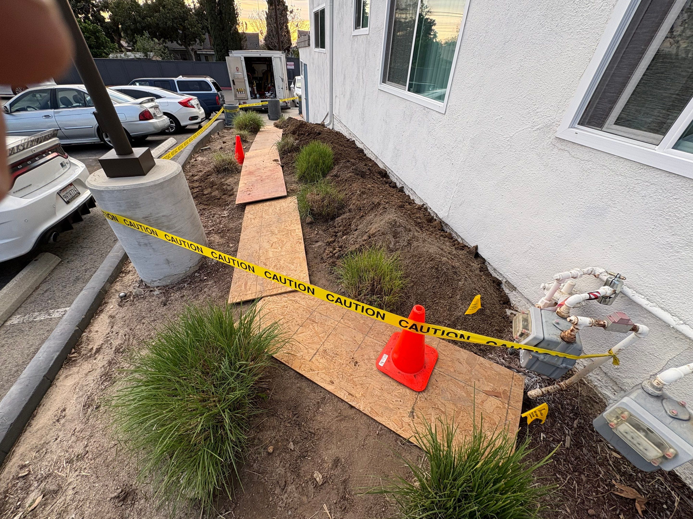 Underground Gas Line Replacement by Professional Plumbing Inc 