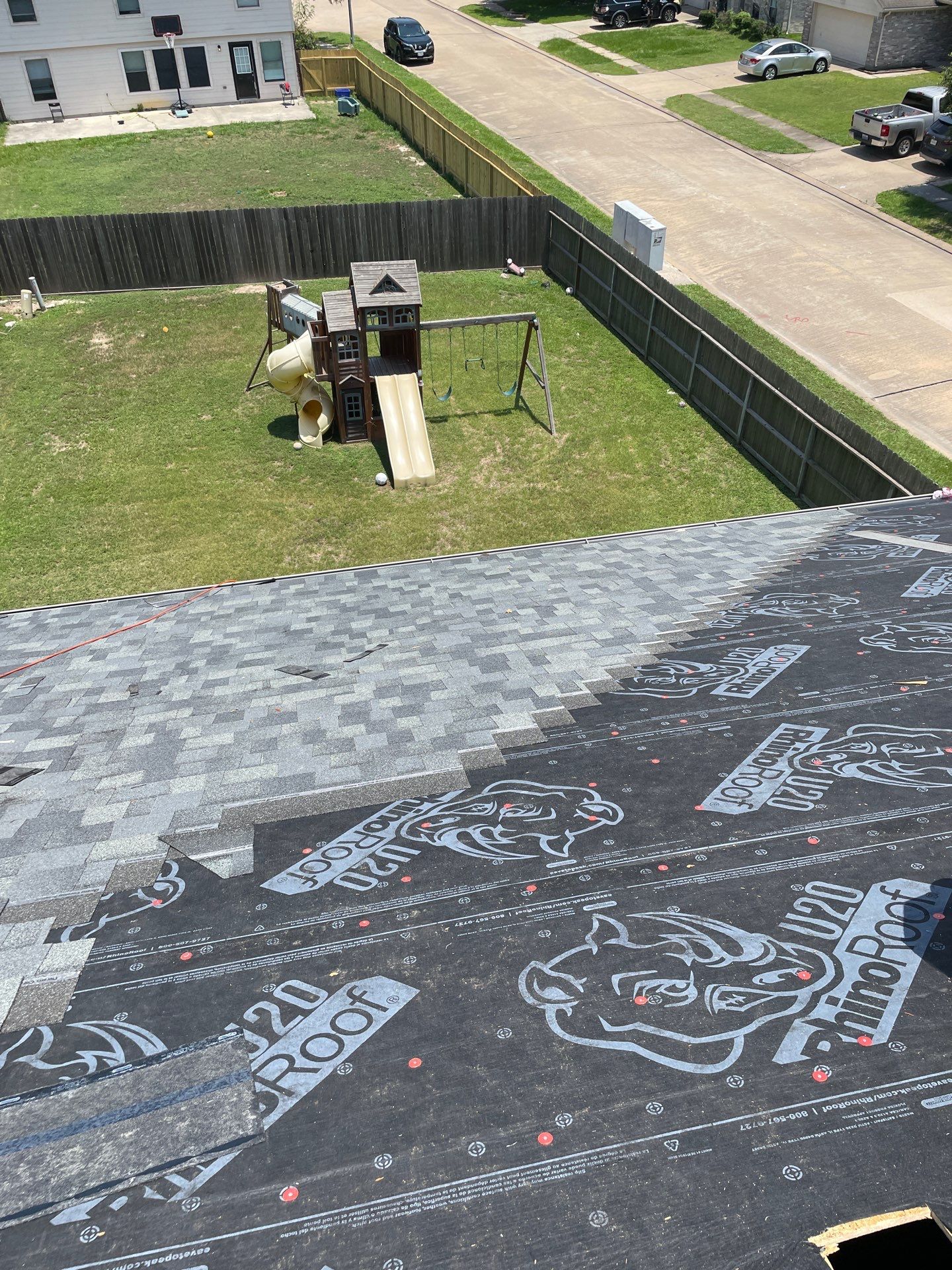 Residential Roofing Installation using Owen's Corning Duration (Lifetime) Shingles by Roof Repair Company