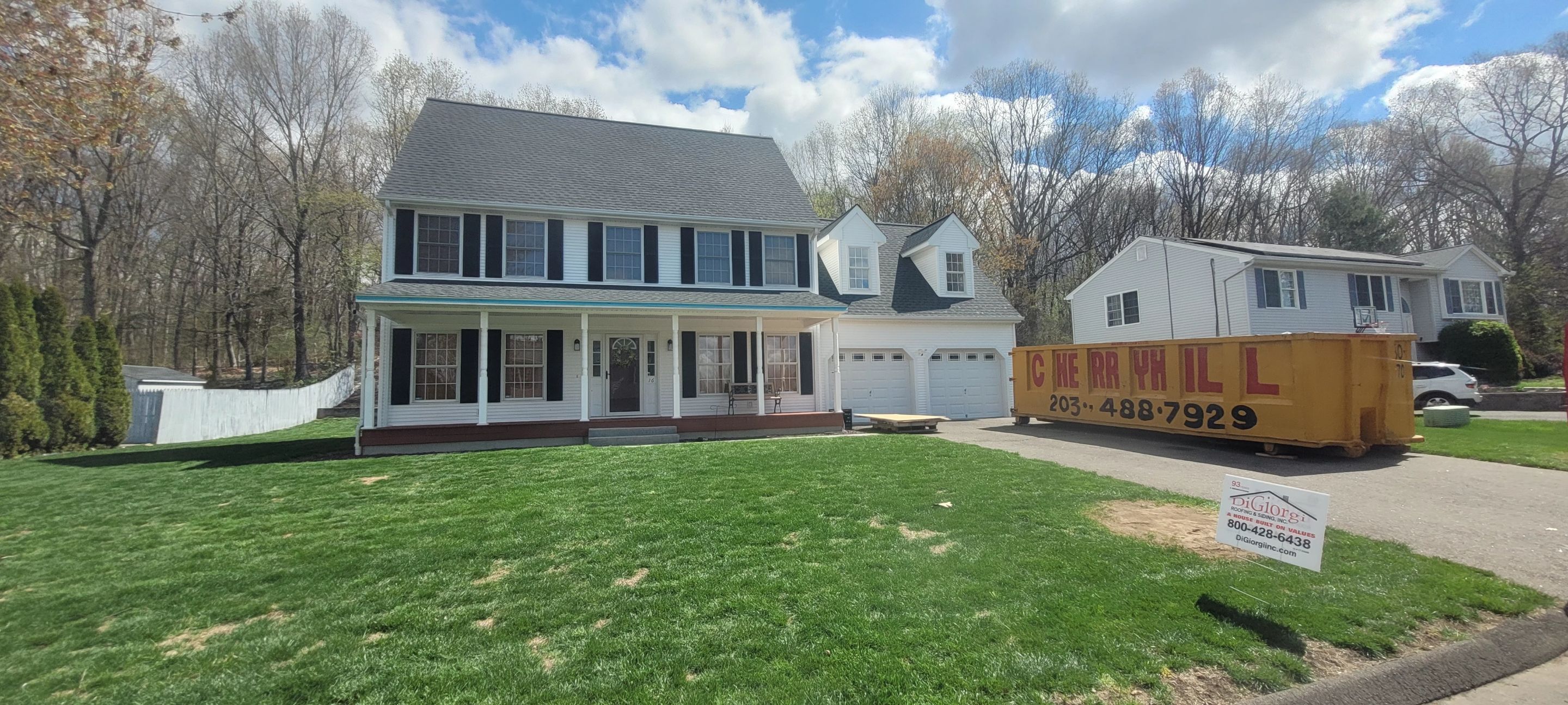 DiGiorgi installs asphalt shingles at Ansonia customer home! by DiGiorgi Roofing and Siding Inc
