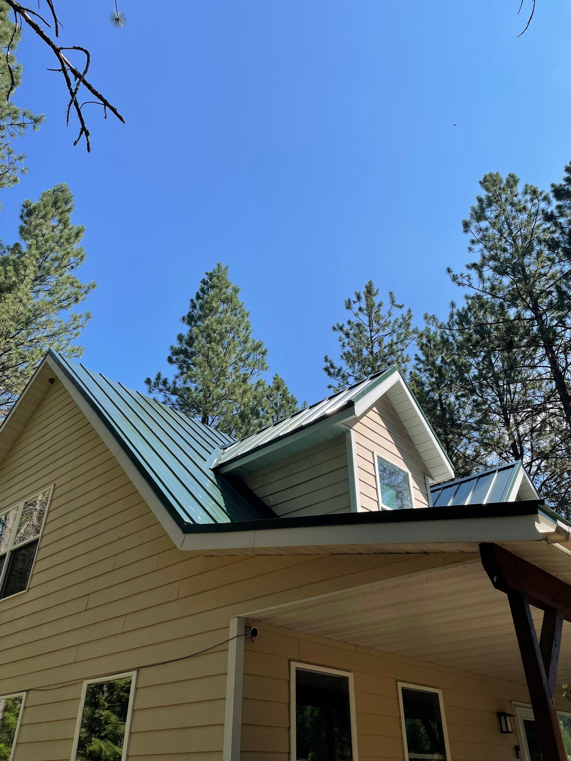 Green Snap Lock Standing Seam  by Montana Roofing Solutions