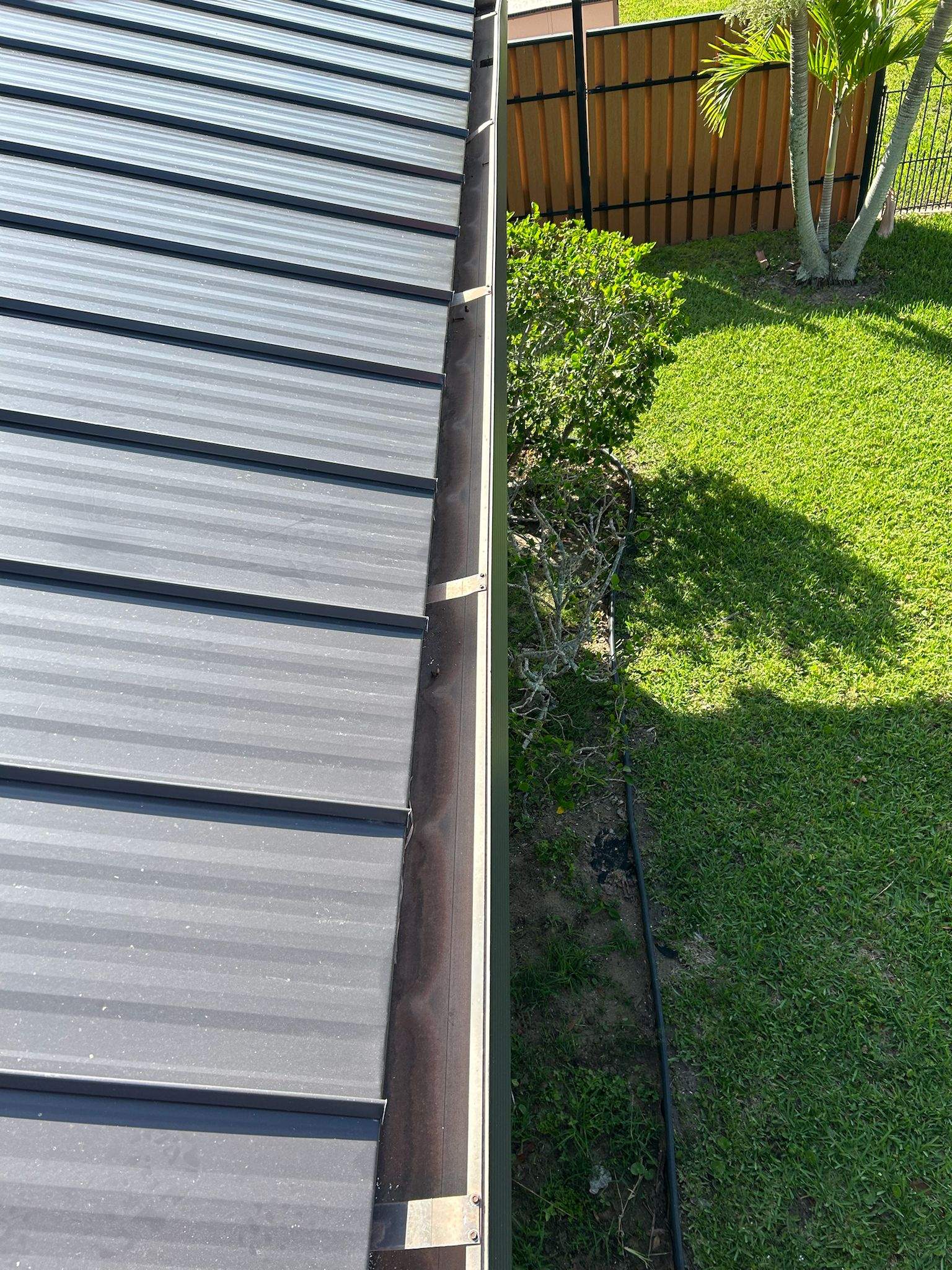 24ga 1" Nail-Strip Dark Bronze  by Total Roofing System The Metal Roof Experts
