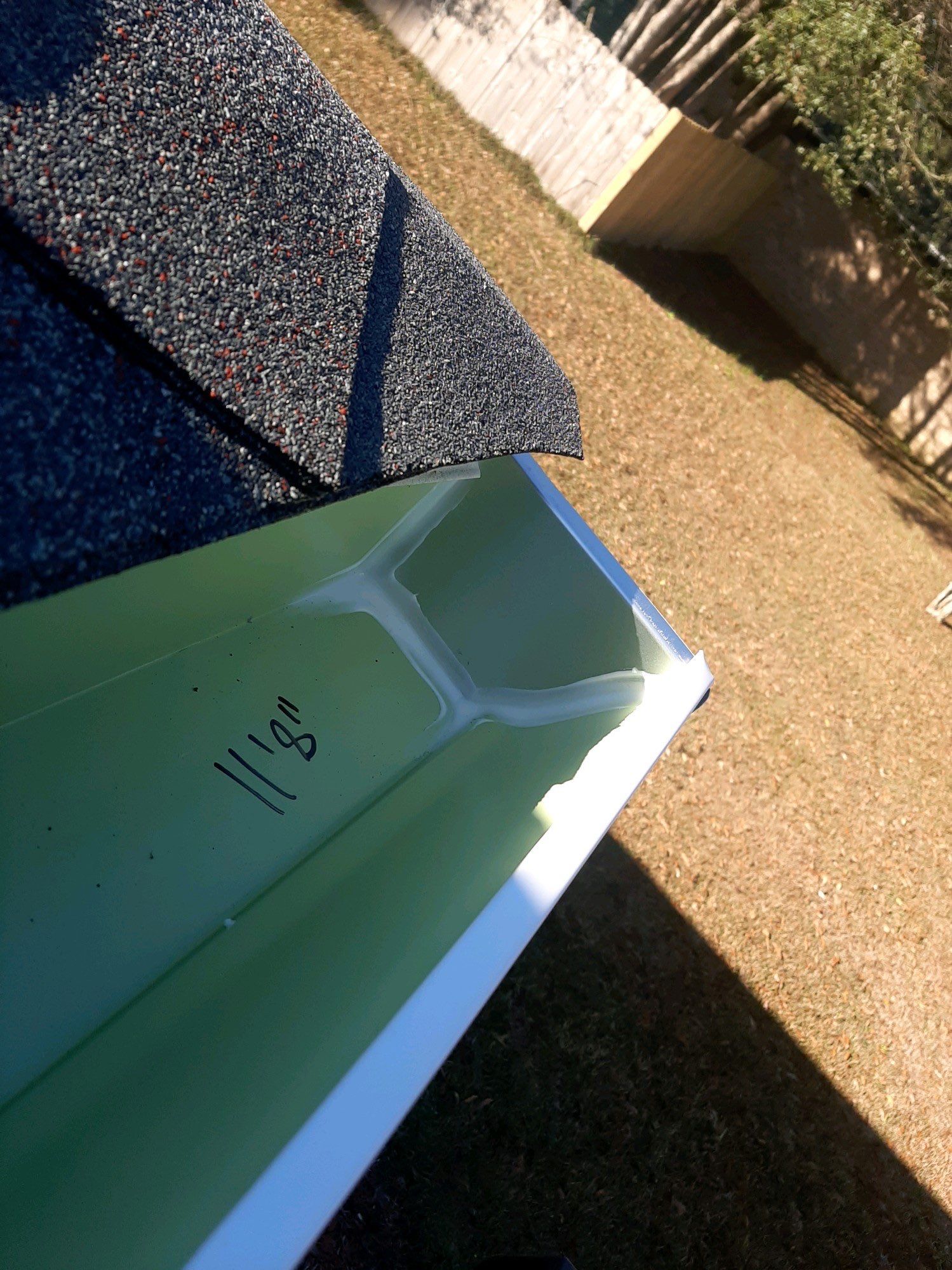 Gutter Installation using K-Style Seamless Gutters by Gutter Professors