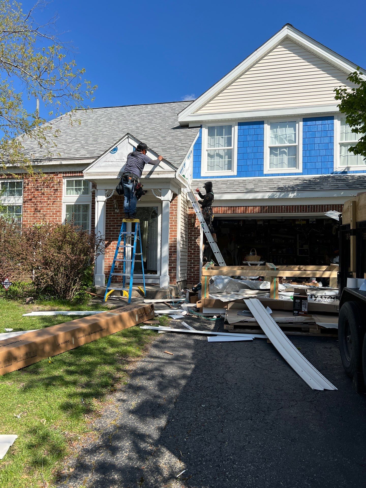 Residential Roofing Installation using Malarkey Roofing by Perfect Exteriors Inc. 