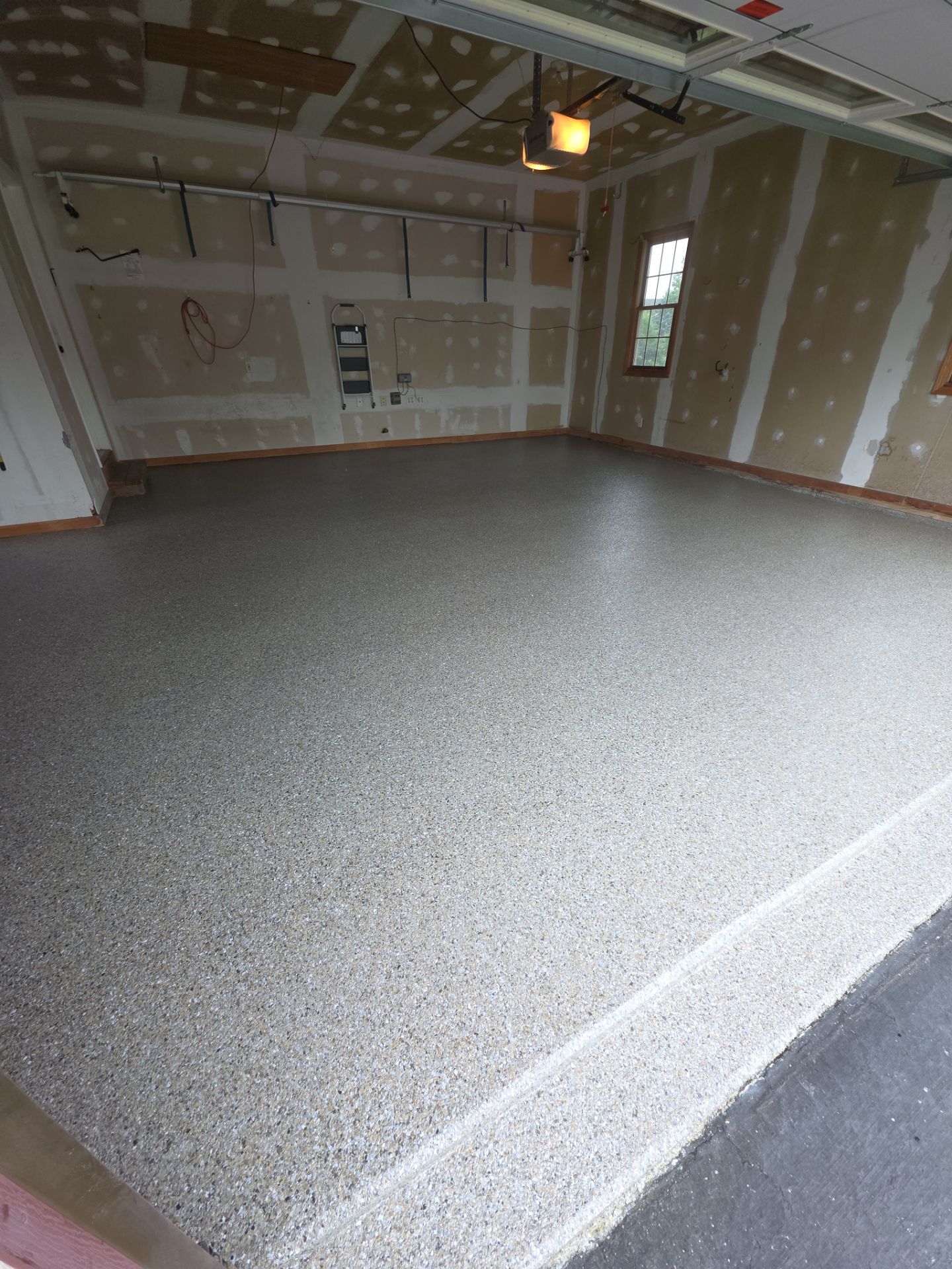 Vintage Shalestone Garage Coating by NG Masonry & Construction LLC
