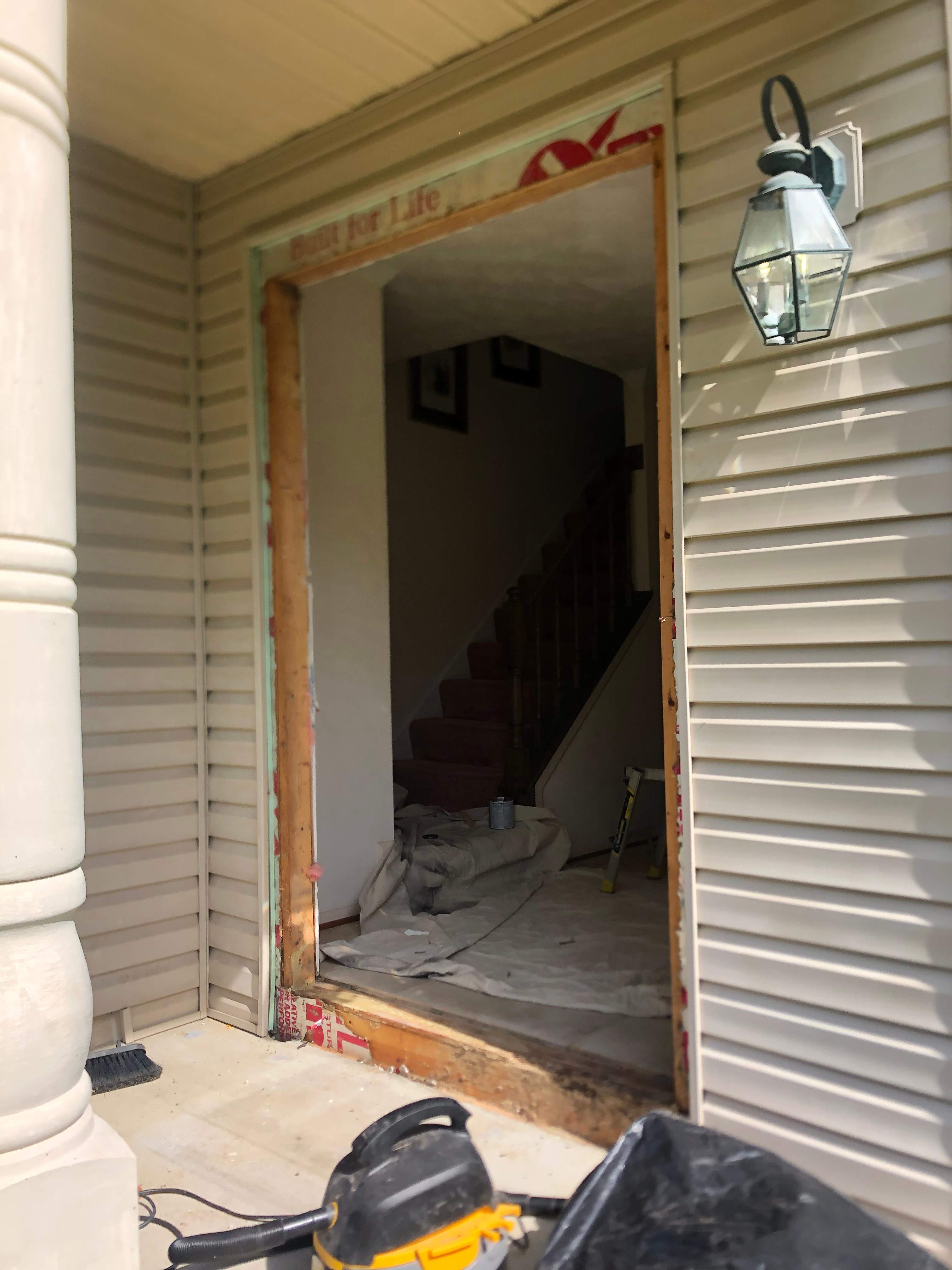 Door Installation using Provia Signet by Roof Right Inc