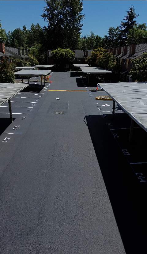Townhomes On Center | Seal Coating & Striping by Jireh Asphalt & Concrete Inc 