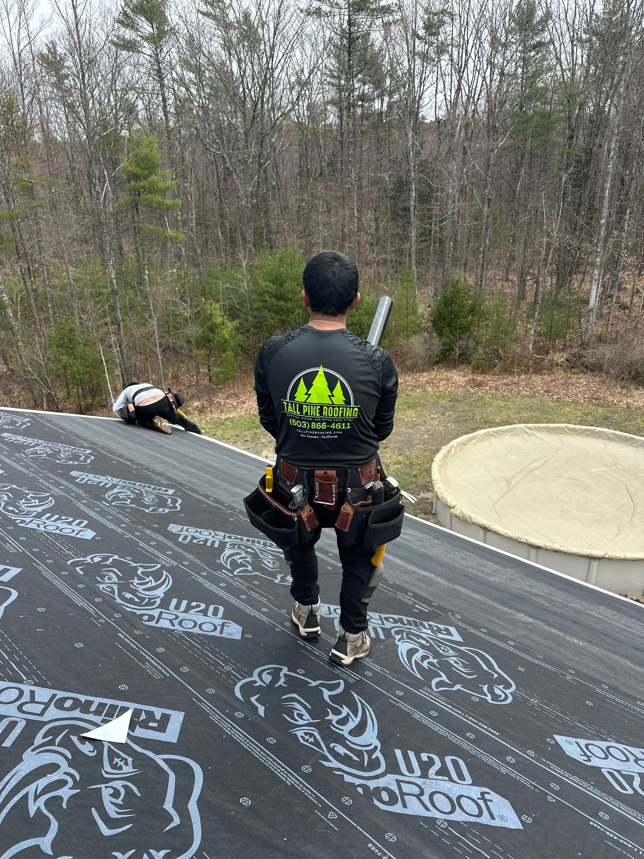 🏡 Multi-Story Roof Installation – Raymond, NH by Tall pine roofing