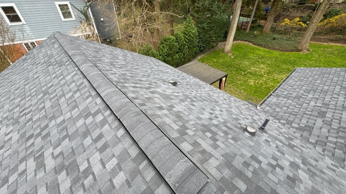 Arlington CertainTeed Landmark Pro Roof in Max Def Moire Black by RM Banning, Inc.