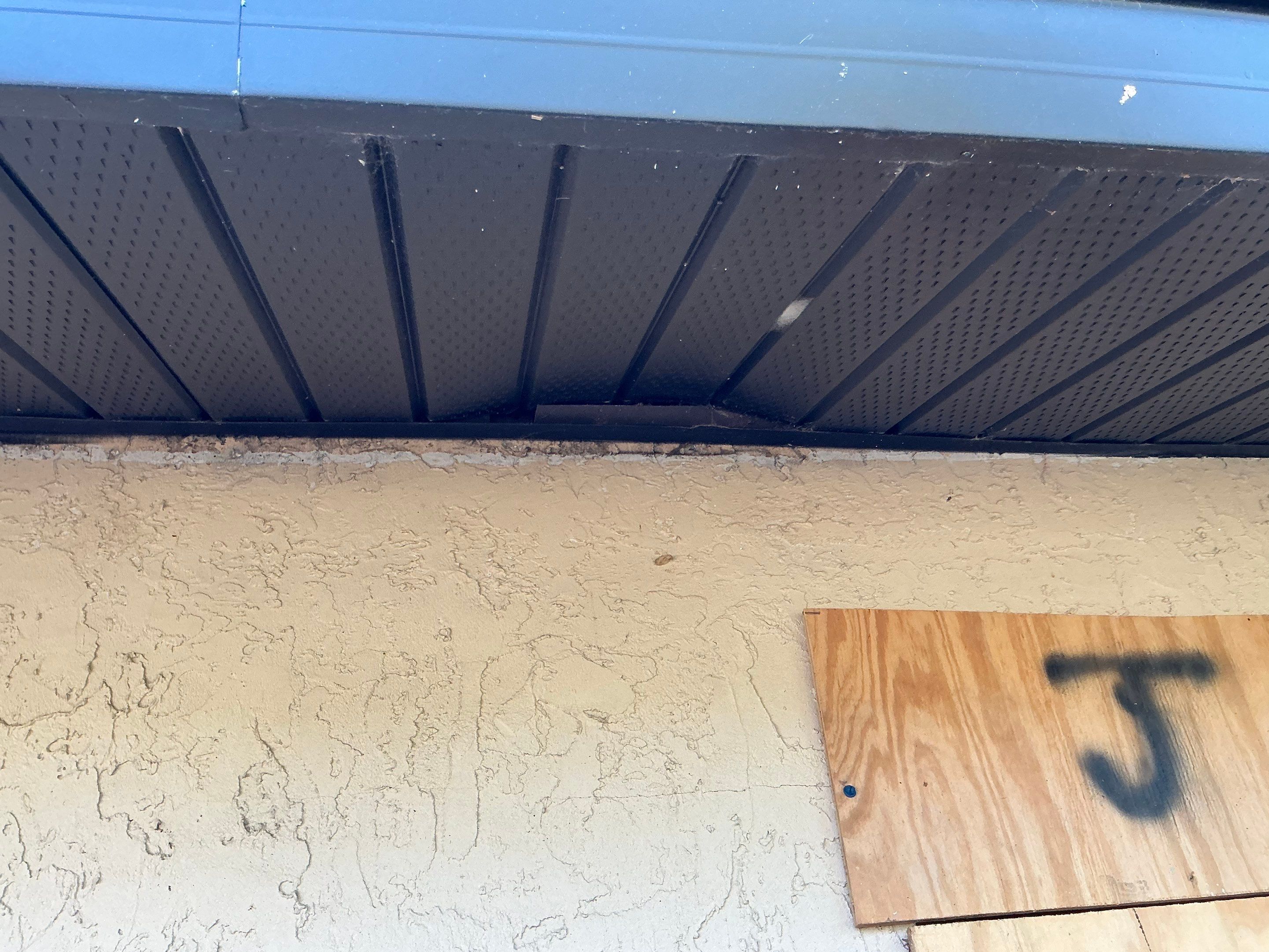 Gutter Repair Service in Sarasota FL - Black Soffit by Gutter Professors