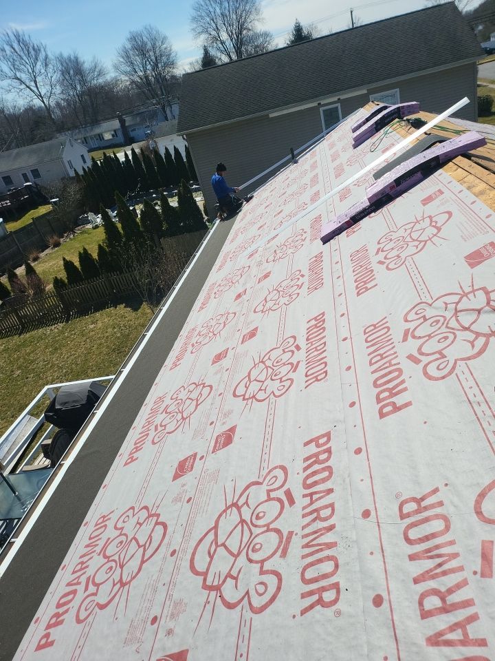 Residential Roofing Installation using Owens Corning TruDefinition Onyx Black by A Plus Exterior