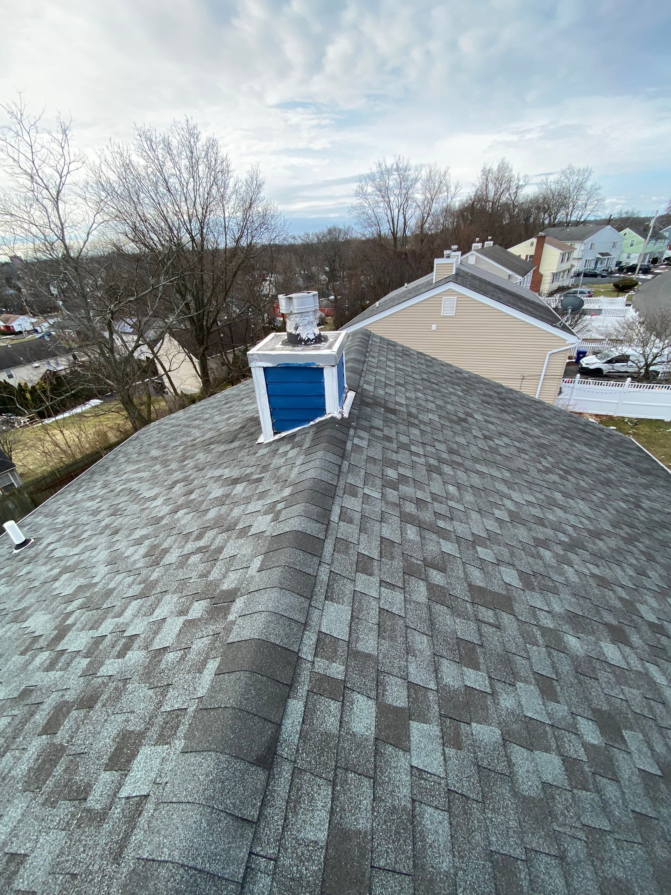 Harbor Blue Shingles by Reimagine Roofing