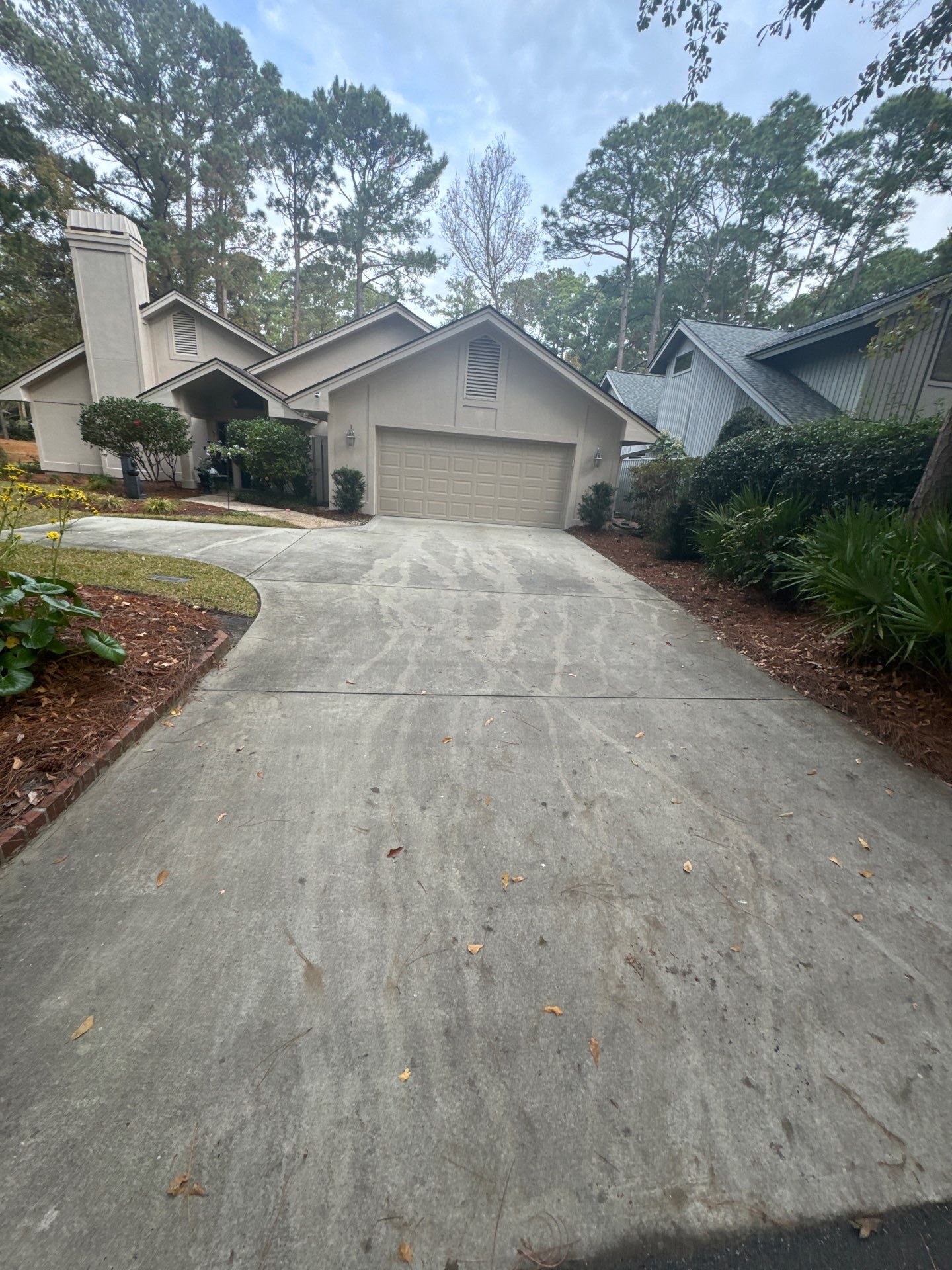 Custom Herringbone Paver Walkway Replacement in Hilton Head Island by Lowcountry Scapes, LLC