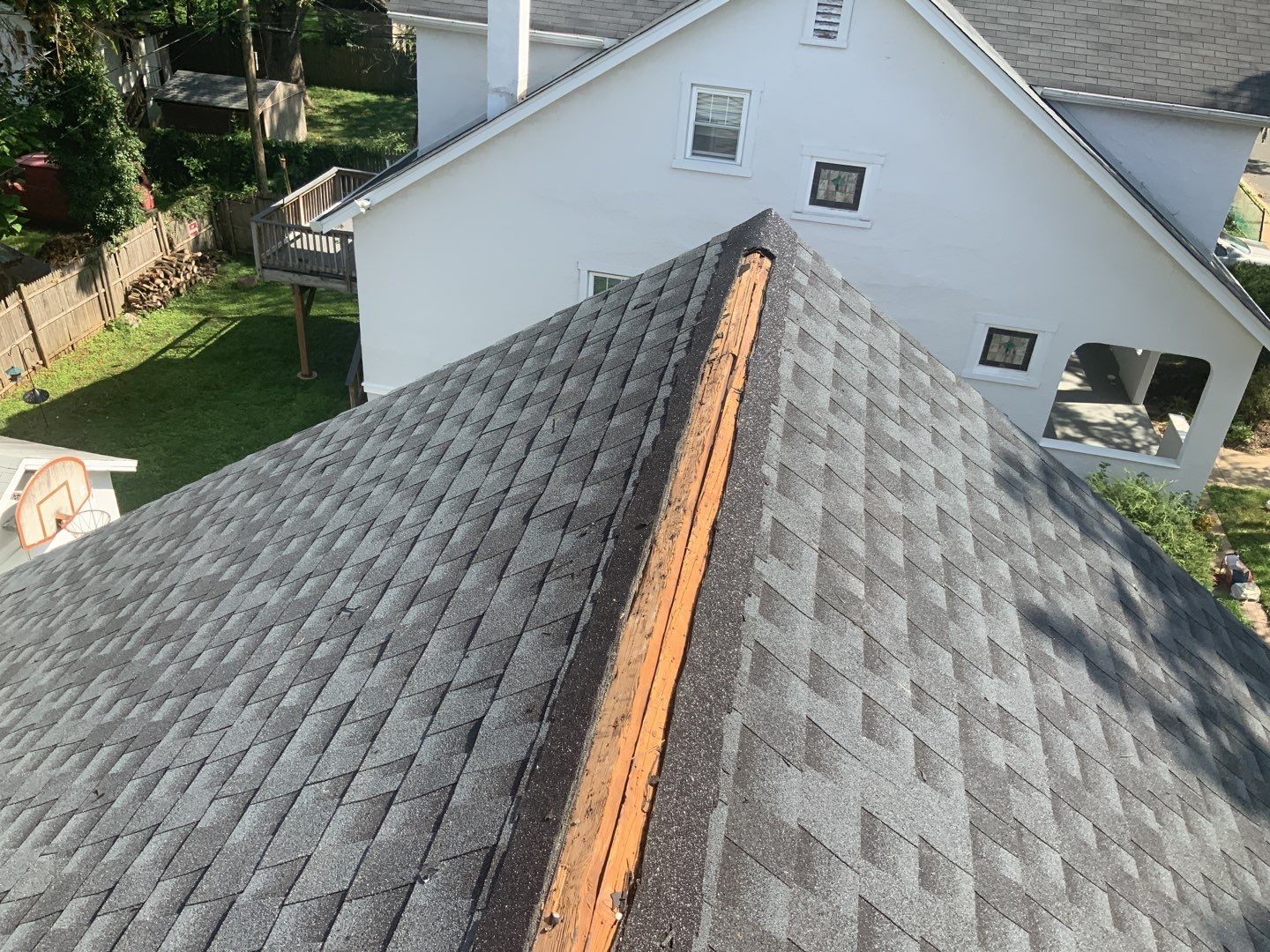 Residential Roofing Repair using Ridge Vent  by Alpha Design Services